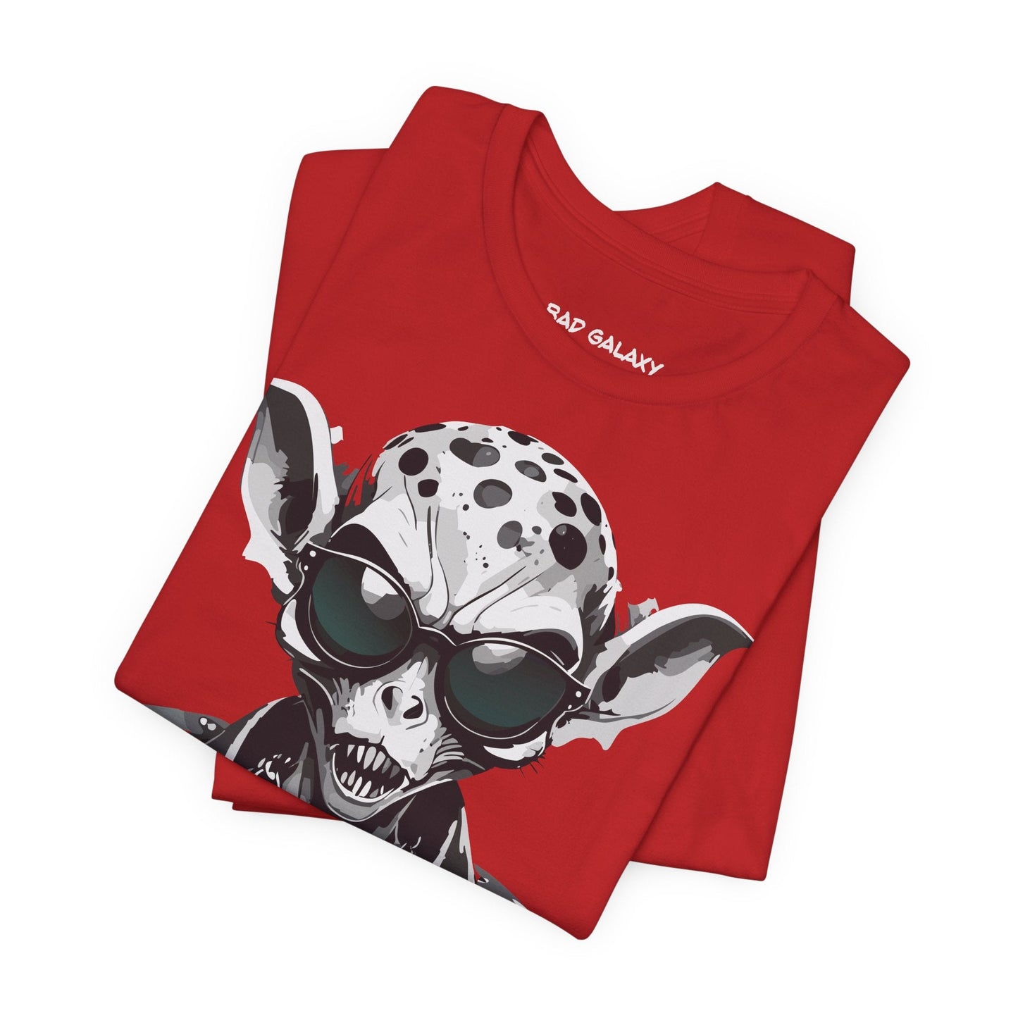 Alien Tee Shirt From Bad Galaxy Made To Order Lightweight 100 Cotton Tee With Eco Inks Free Shipping