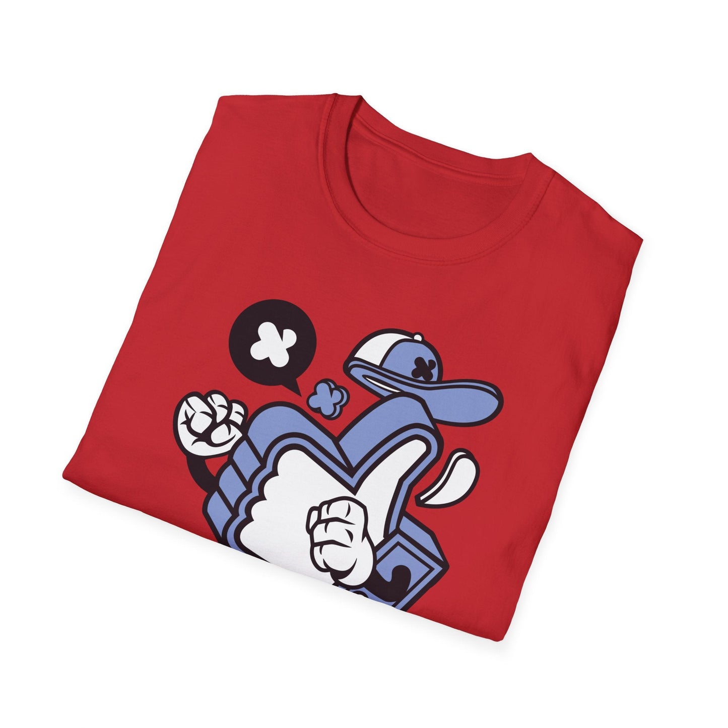 Cartoon T Shirt Animation Tee Funny Graphic Tee For Unisex Gildan Softstyle 64000 Cotton