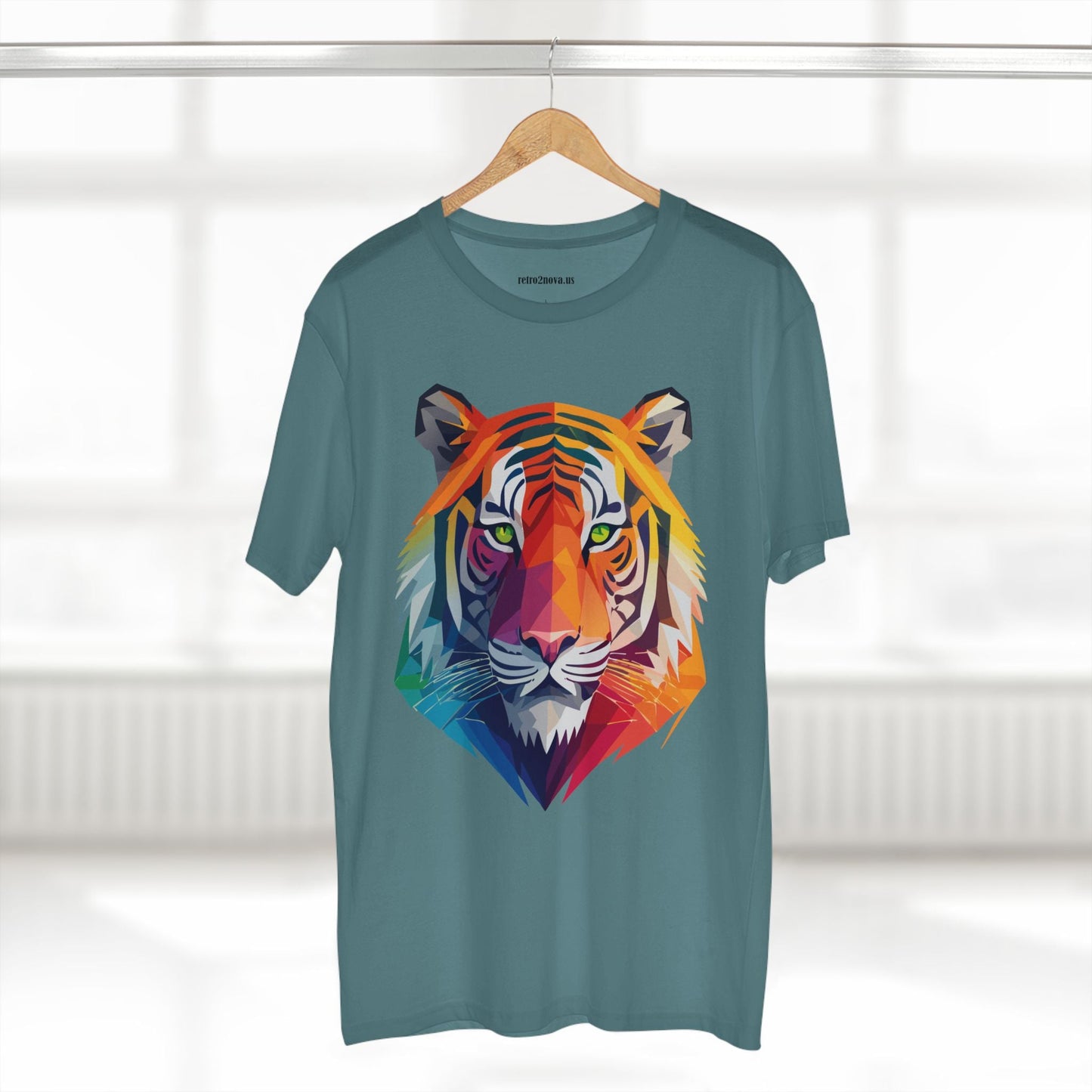 Tiger Shirt Unisex Premium Cotton Staple Tee With Original Art Design From Retro2Nova Collection For Everyday Wear