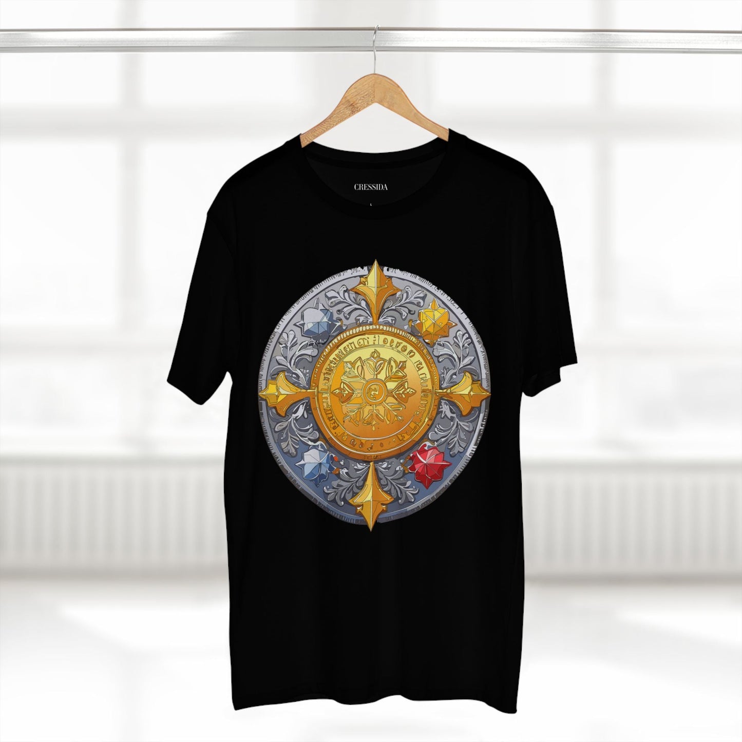 Antique Gold Coin Graphic Design T-Shirt Unisex 100 Cotton With Golden Print Artwork Tee 2