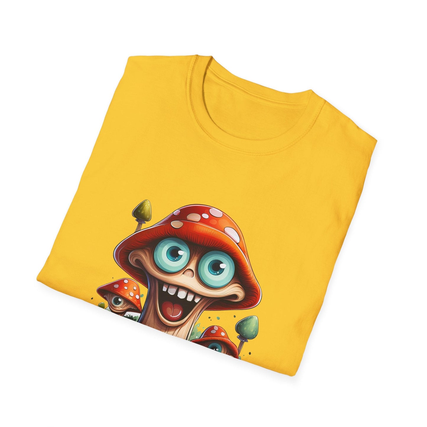 Mashroom Tee Shirt Unisex Funny Mushroom Design Softstyle Tee One Hundred Percent Ring Spun Cotton