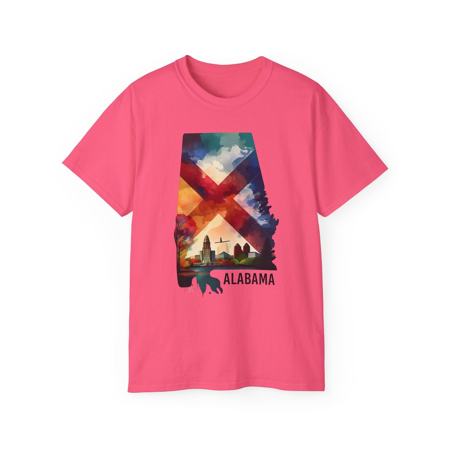 Alabama Graphic Unisex 100 Cotton T‑Shirt 1