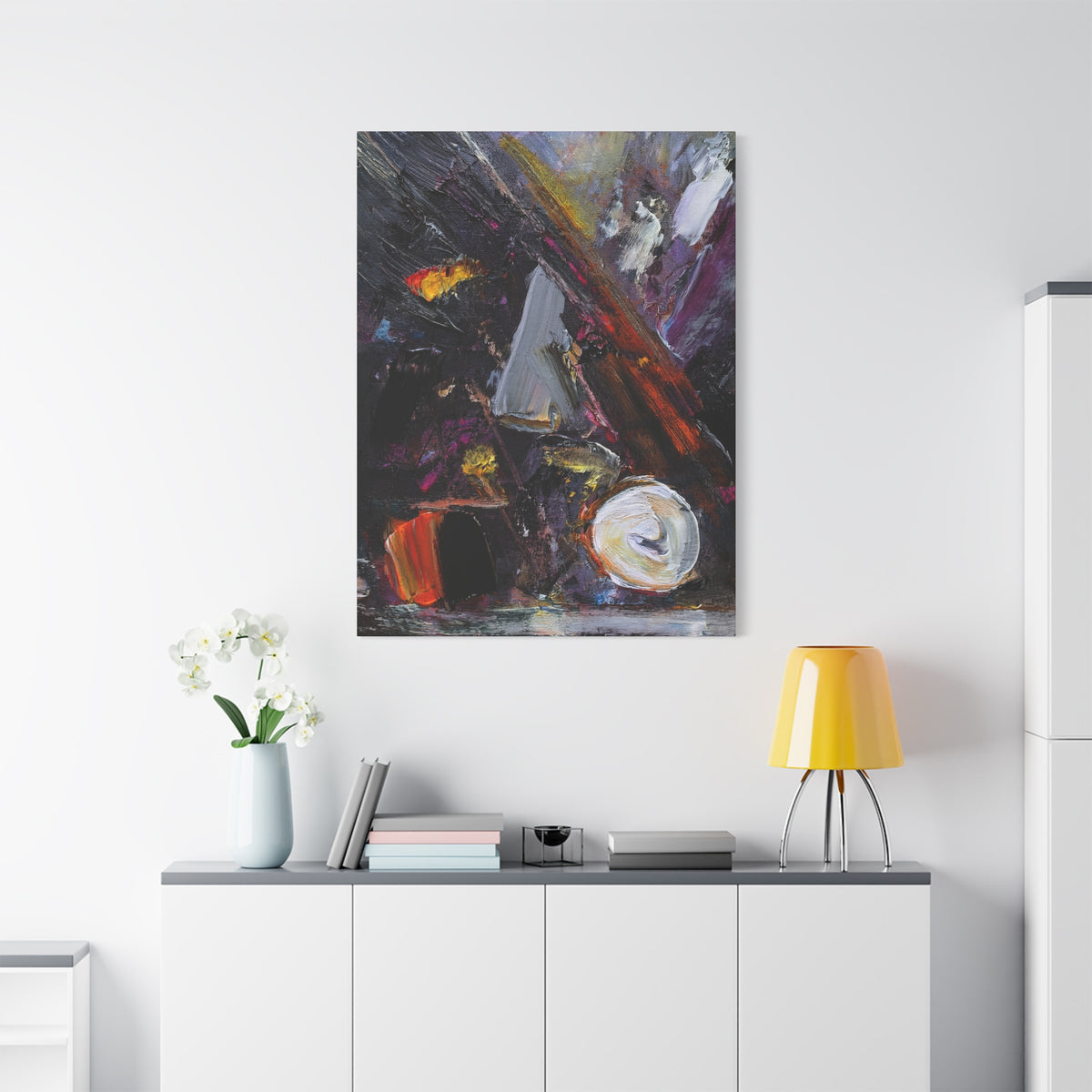 Abstract Oil Painting Print Canvas 20x24,20x30,24x30 24x32,24x36,30x40 32x48,36x48,40x60 Pine-Wood Inner Frame ABS-73