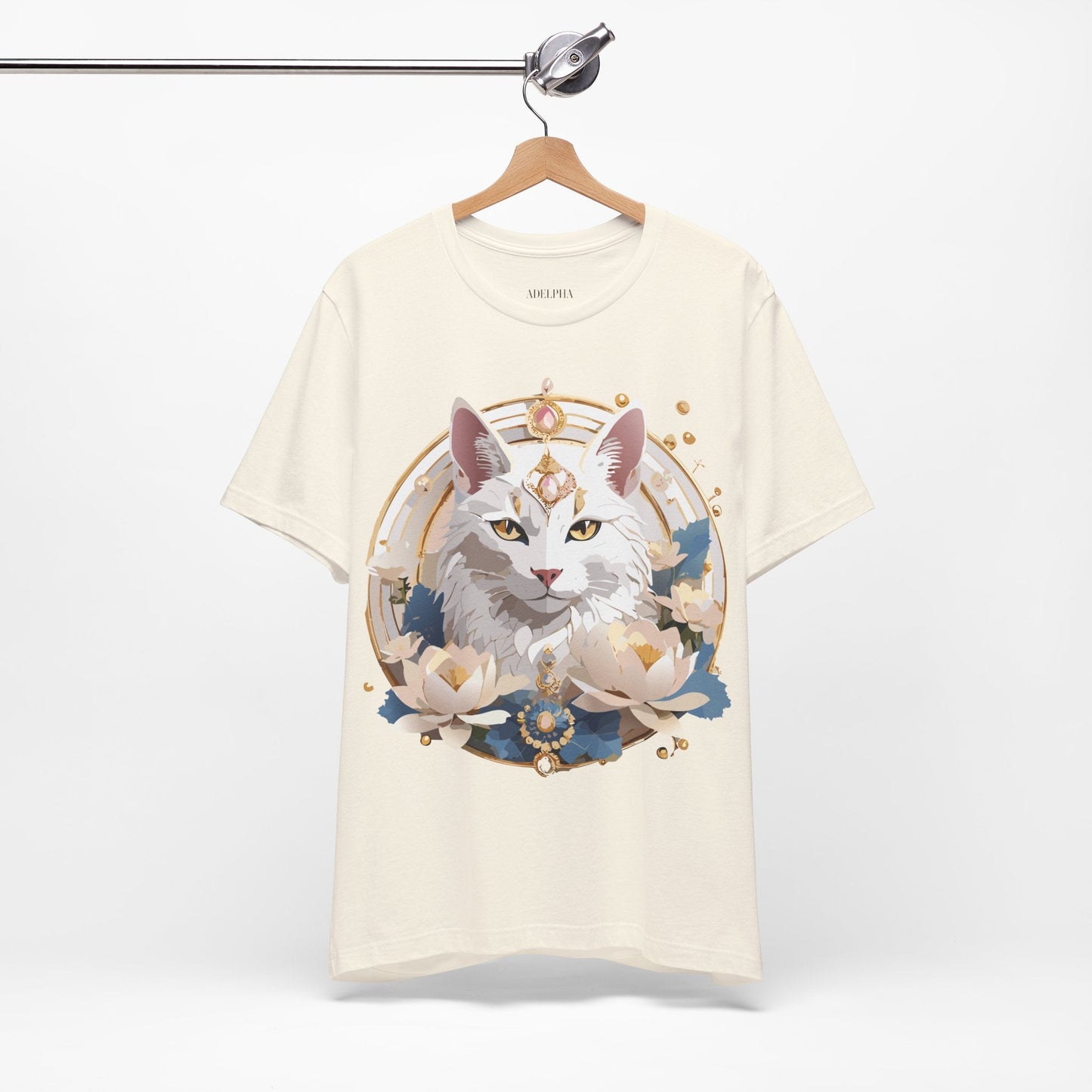 Medallion Shirt Graphic Tee Unisex Short Sleeve Art Print Adelpha Vintage Inspired