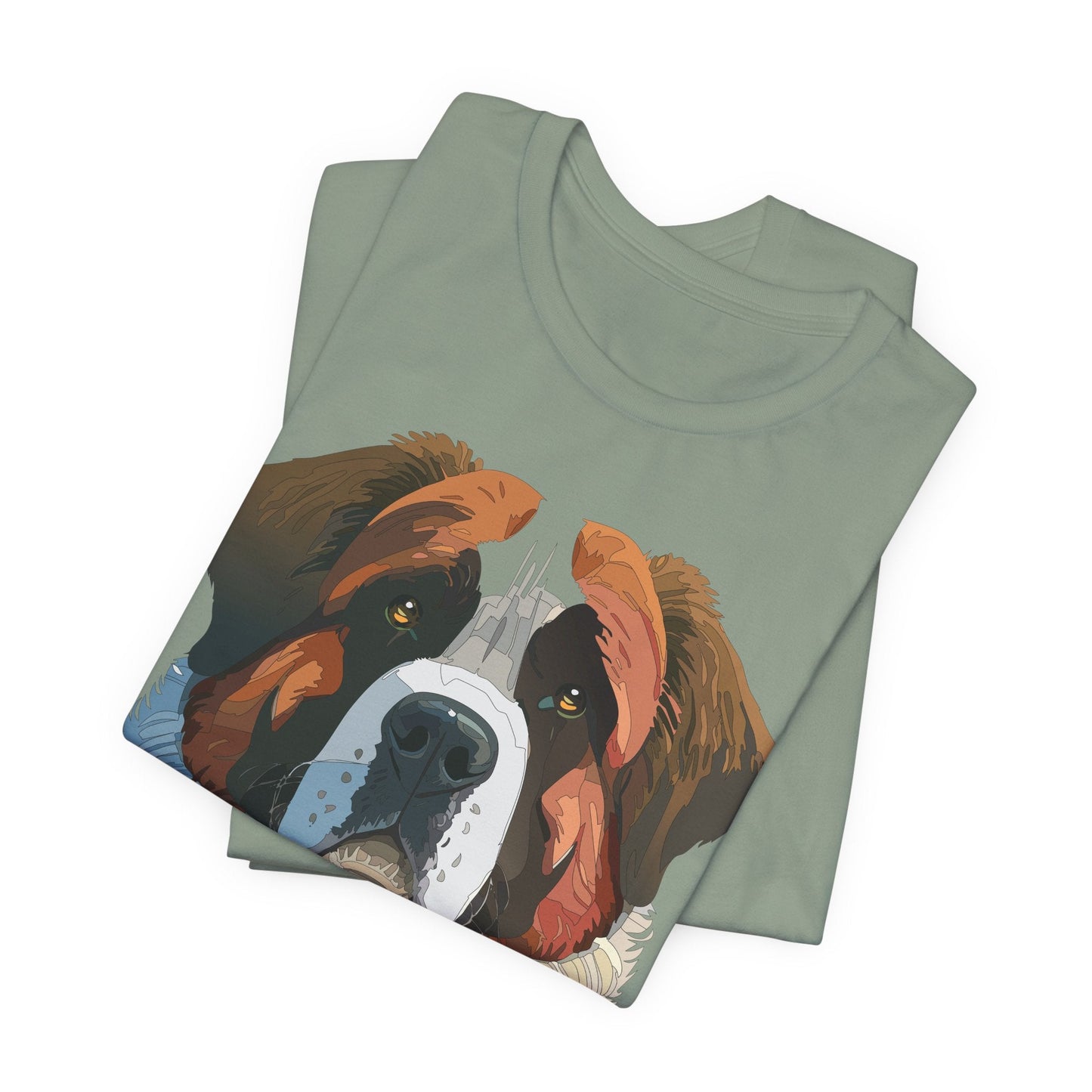 Unisex Animal Shirt Art Design Tee With Wild Animals Print Casual Comfort Wear Everyday Style