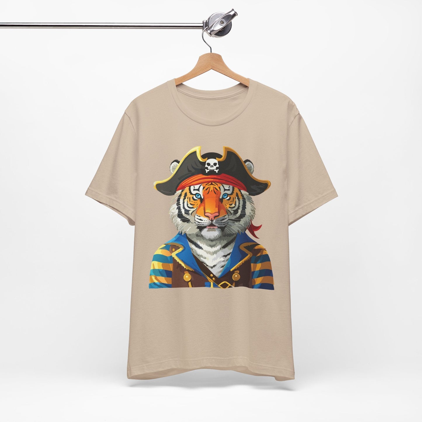 Unisex Animal Tee Shirt Art Design With Wild Animals Gildan Softstyle Cotton T Shirt