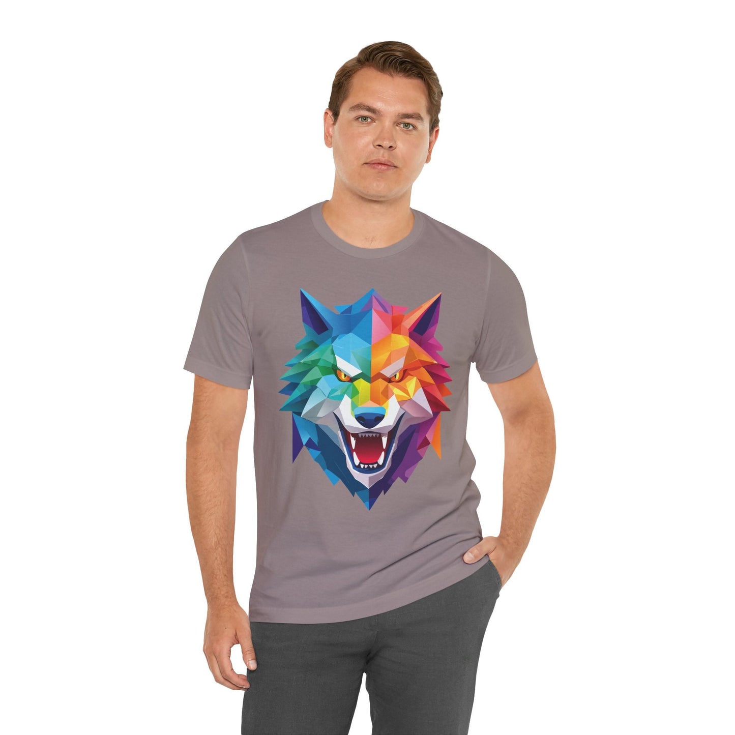 Unisex Animal Shirt Art Design Tee With Animals Wild Animals Shirt Short Sleeve