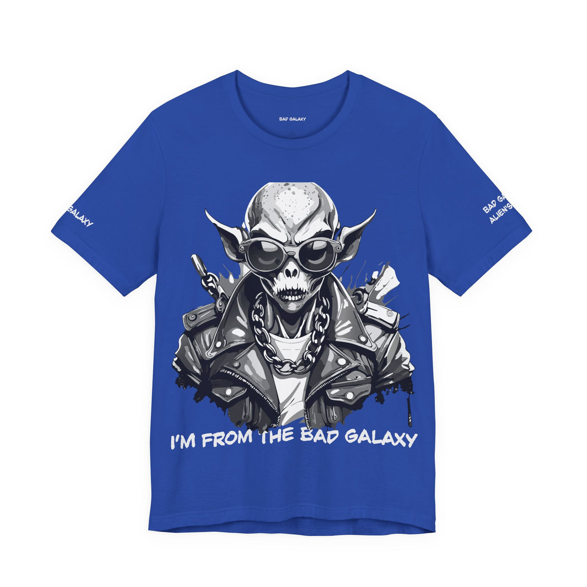 Alien Graphic Unisex Cotton Bella+Canvas Tee with Art Design b78