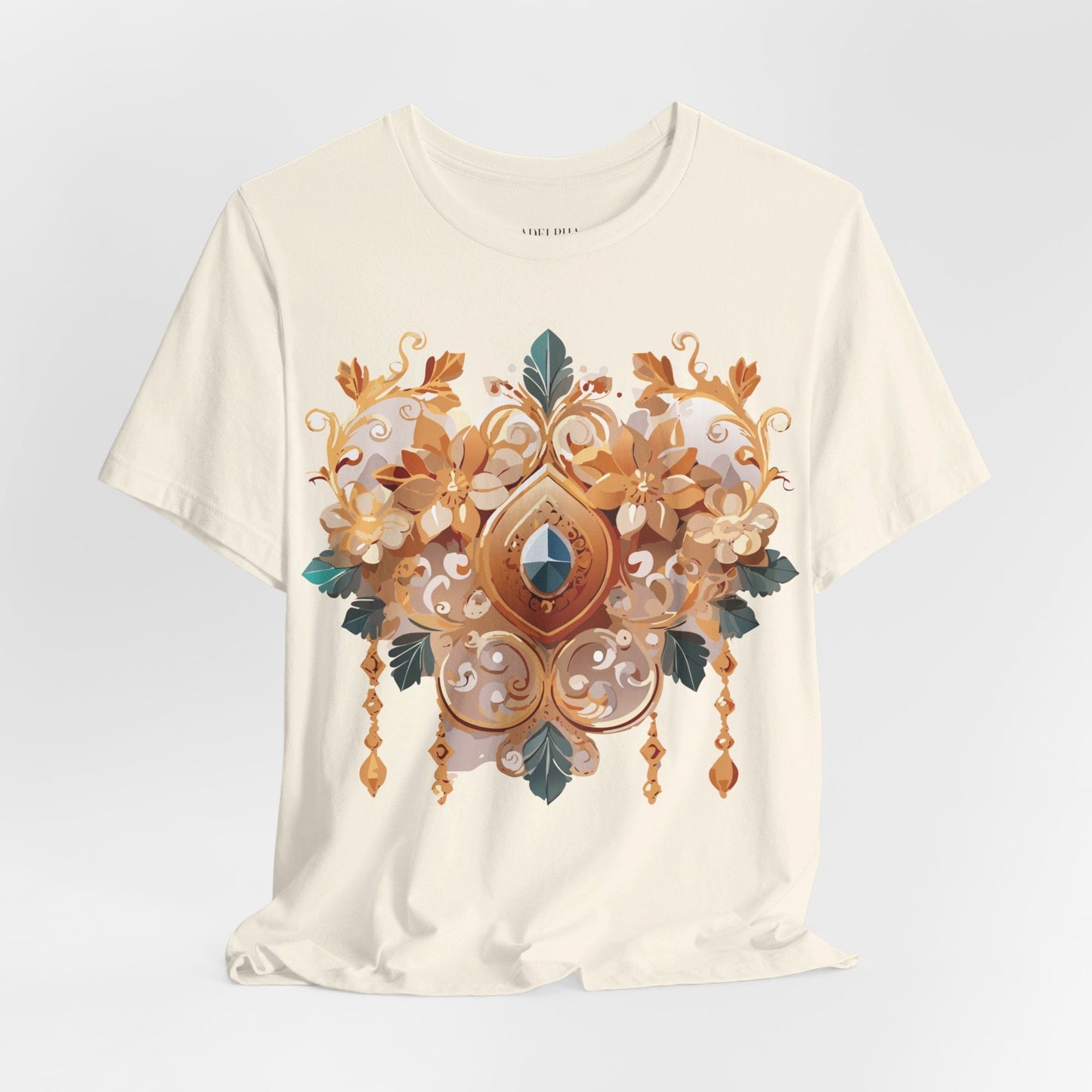 Jewelry Graphic Unisex 100 Cotton Vintage Treasure Art T-Shirt 34
