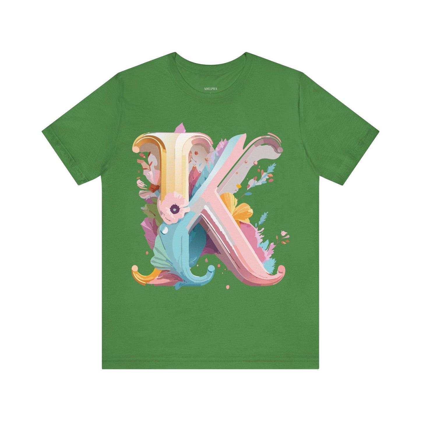 Letter K Shirt Unisex Graphic Tee With Vintage Inspired Artwork Adelpha Premium Comfort
