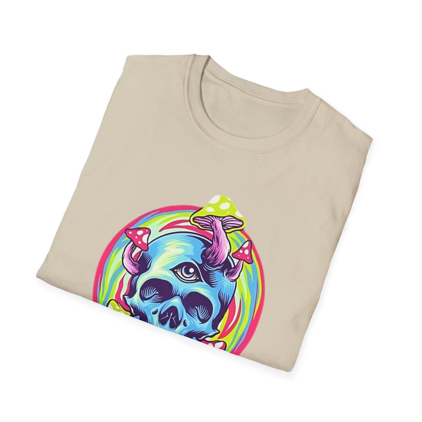 Unisex Skull Tee Shirt With Skeleton Design Cotton Softstyle 64000 T Shirt Premium Cotton Tee