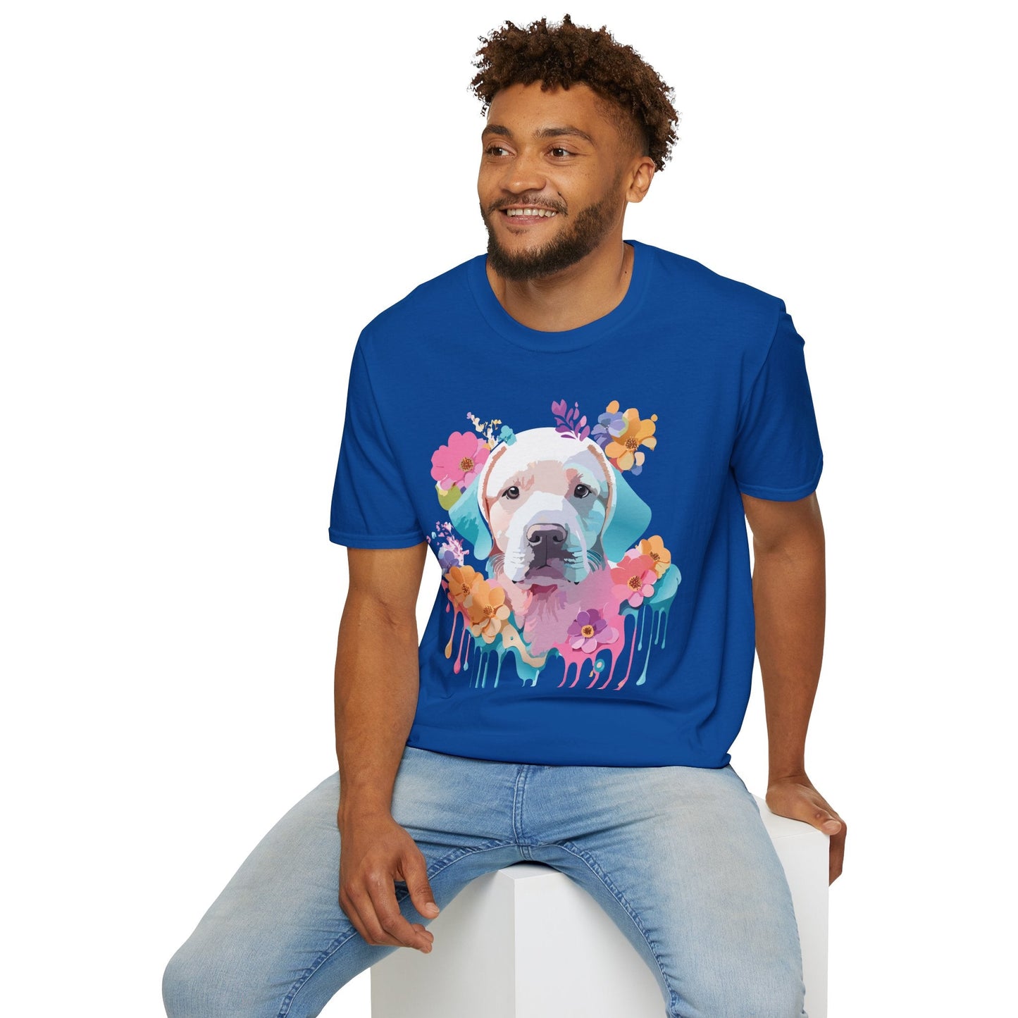 Dog Shirt Unisex Animal Tee Softstyle Gildan 64000 Short Sleeve Tee