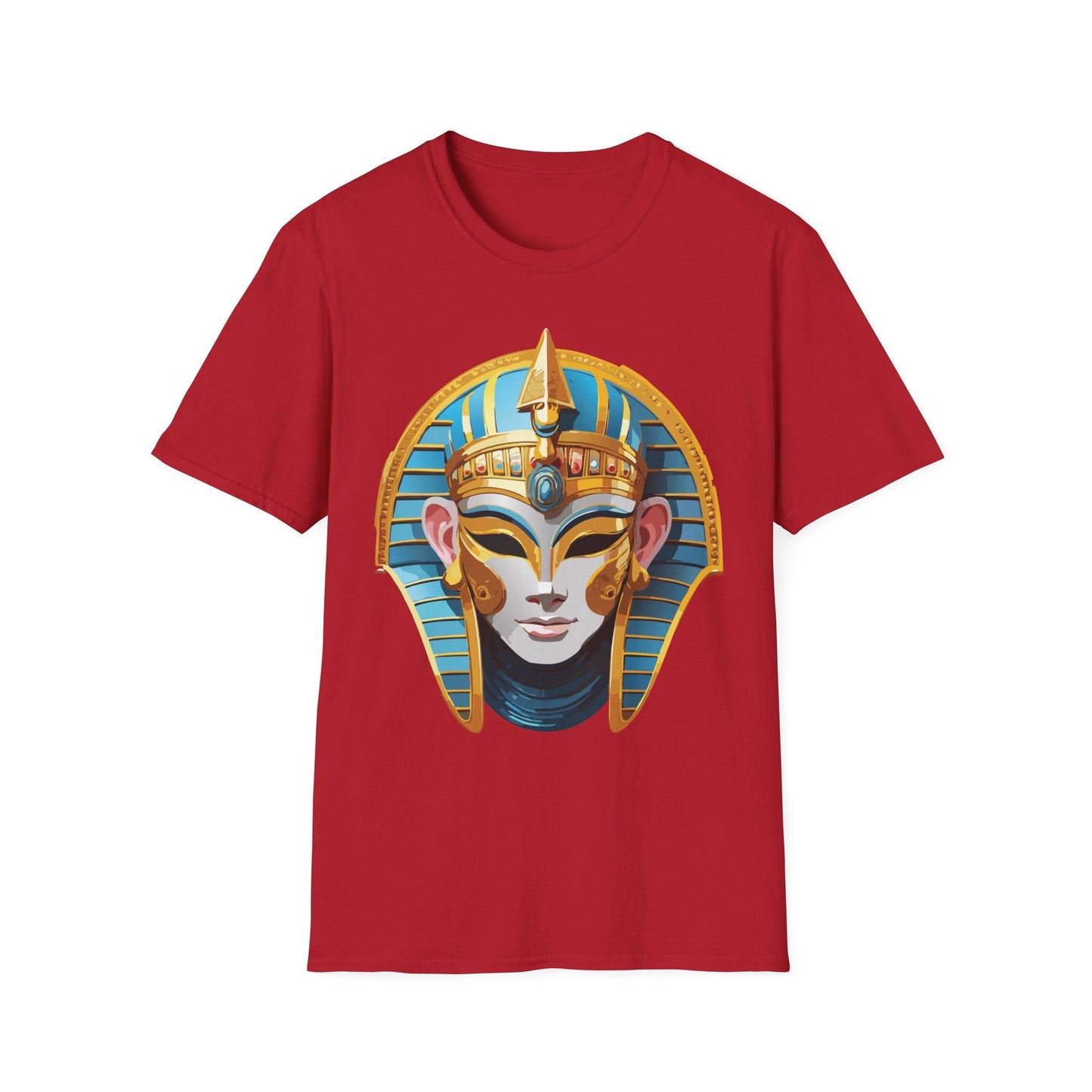 Mask Design Tee Shirt For Unisex Comfort Gildan Softstyle 64000 Ring Spun Cotton