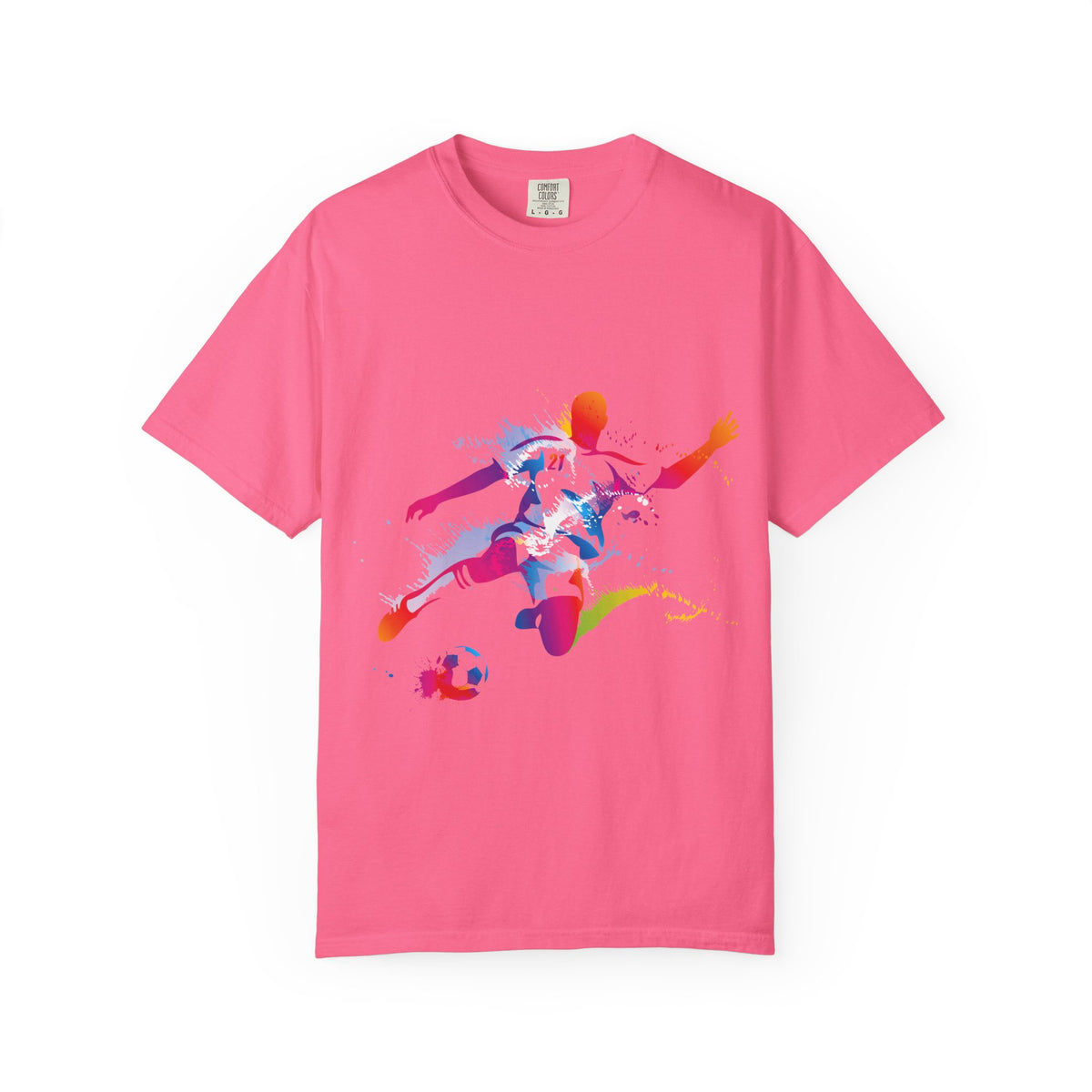Sports Graphic Unisex T-Shirt Garment Dyed Cotton Relaxed Fit Comfort Colors 5