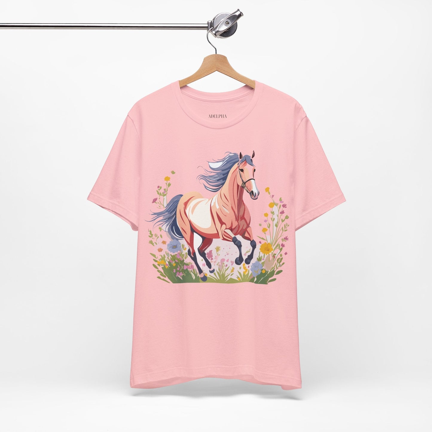 Horse Graphic Unisex 100 Cotton Vintage Animal Art T-Shirt 9