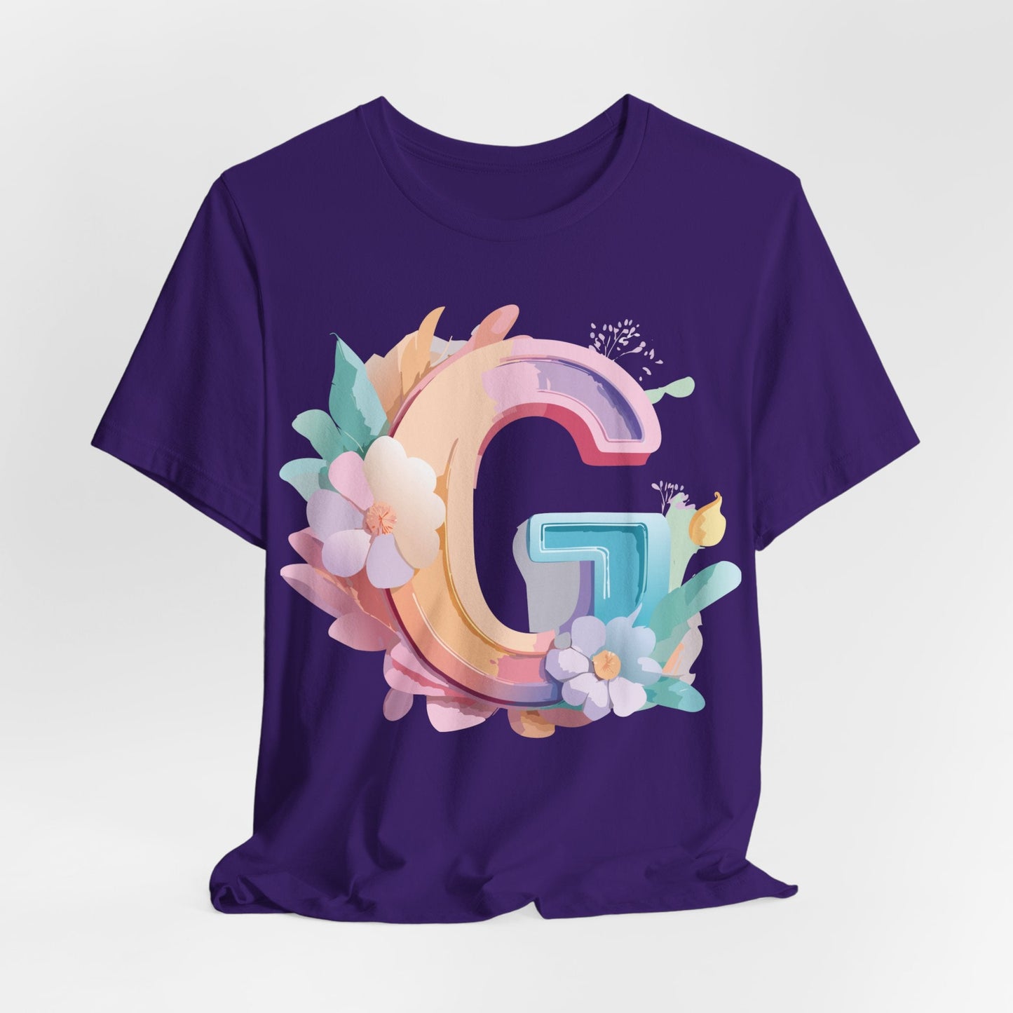 Letter G Shirt Unisex Graphic Tee by Adelpha Vintage Inspired Artwork for Everyday Style