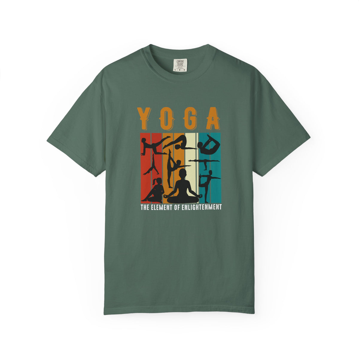 Yoga Lovers Unisex Comfort Colors Garment-Dyed Heavyweight 100 Cotton Art Design T-Shirt w191