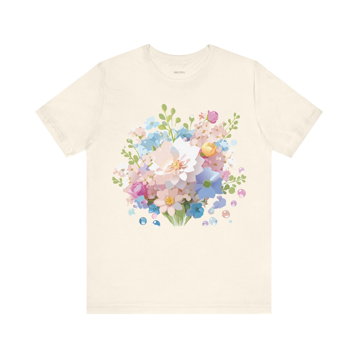 Floral Graphic Tee Shirt - Bella+Canvas Unisex 100 Cotton 13
