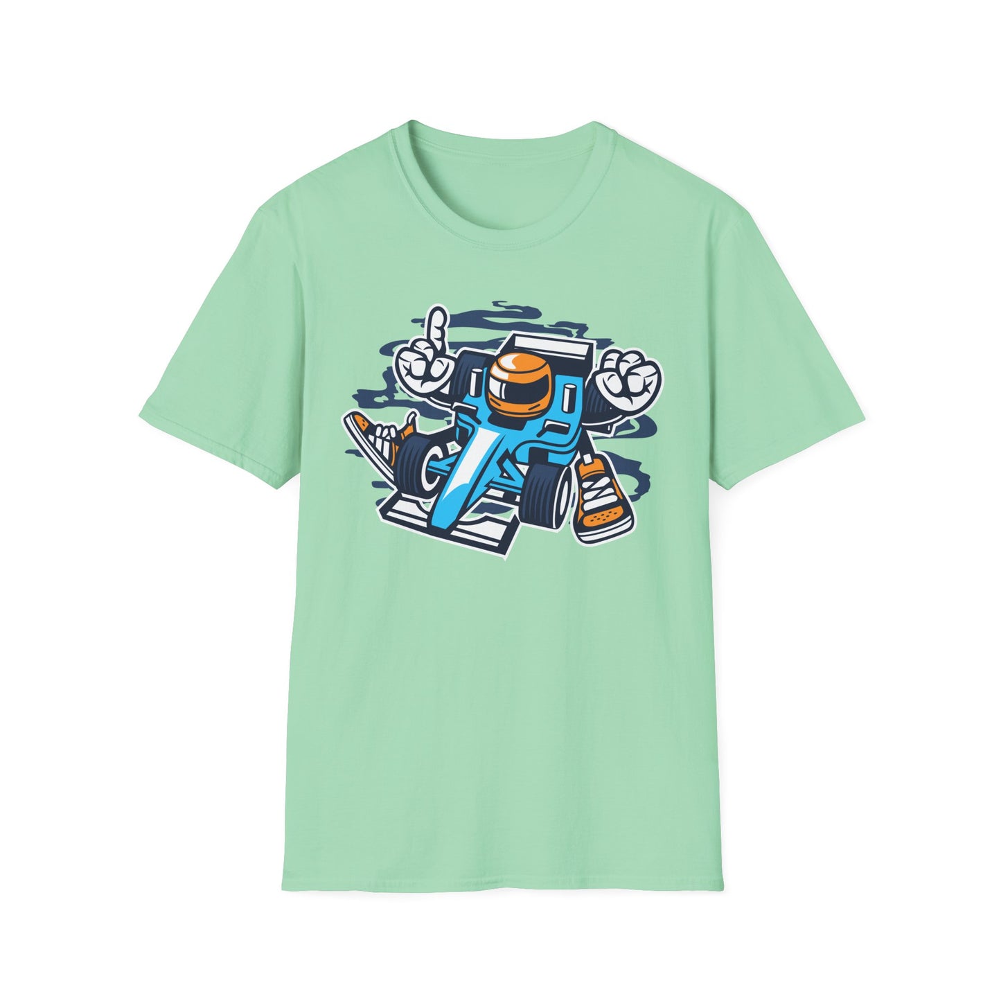 Unisex Cotton T-Shirt with Cartoon Graphic Design