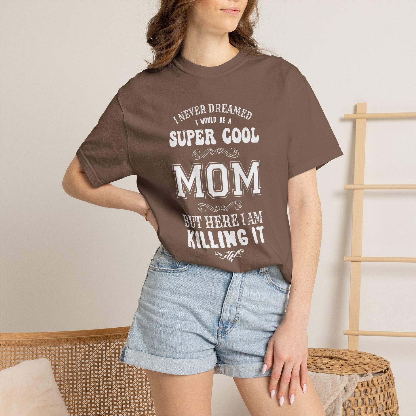 Mom T-shirt Mother's Day Mama Tee Unisex Comfort Colors Garment-Dyed Cotton h36