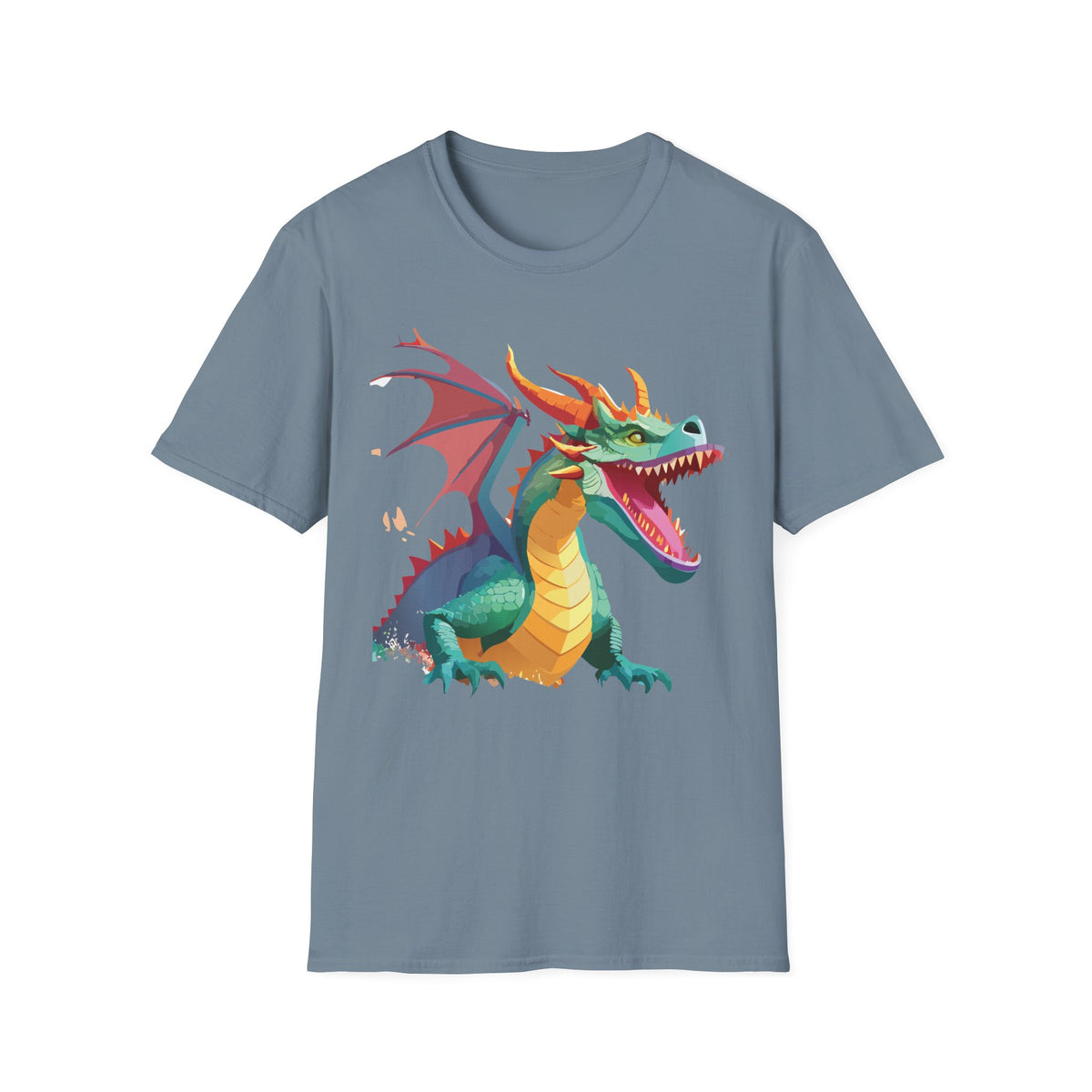 Dragon Graphic Tee Gildan Unisex 100 Cotton Tee Shirt with Animals m12