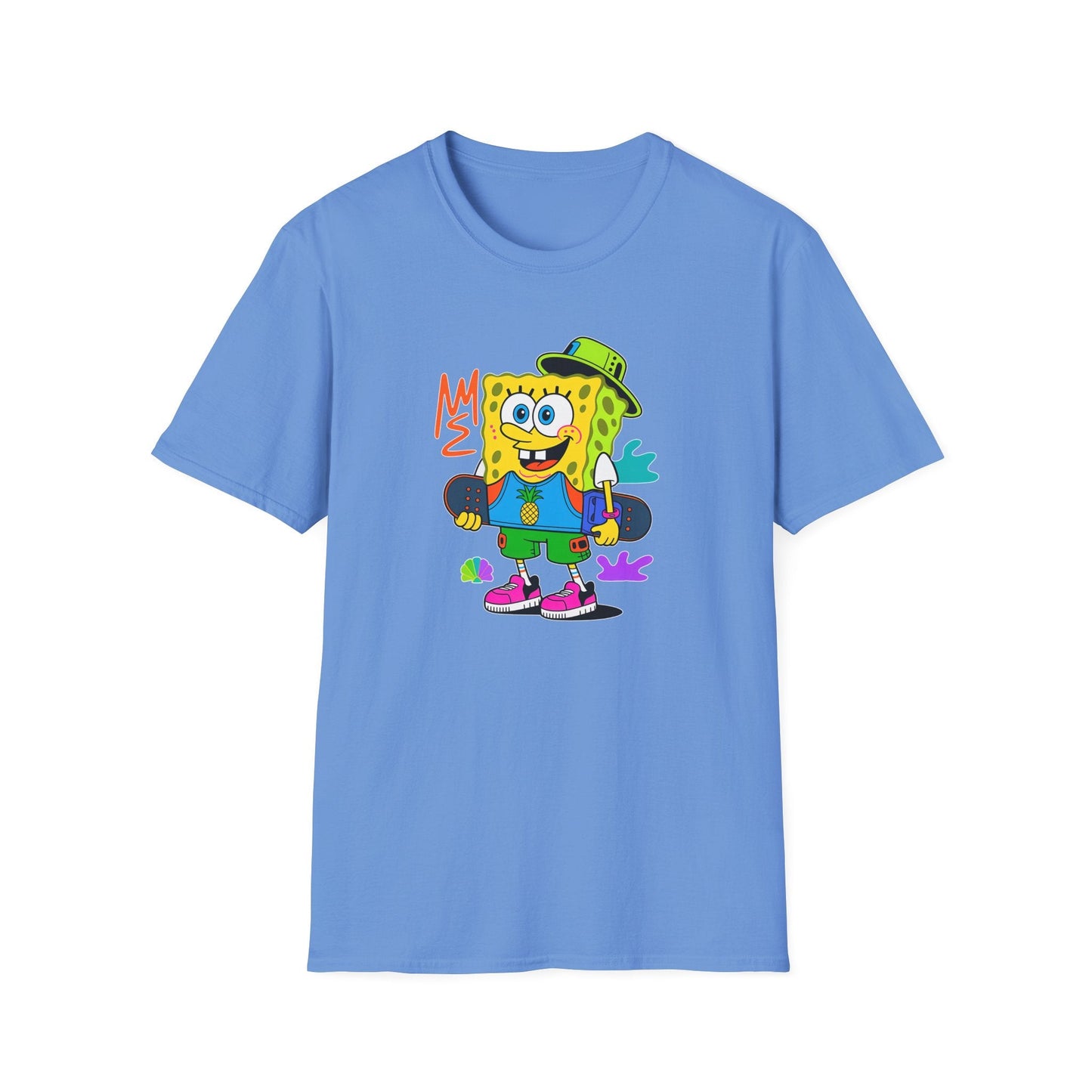 Unisex Cartoon T Shirt With Animals Animation Tee Softstyle Gildan 64000 Cotton Fabric