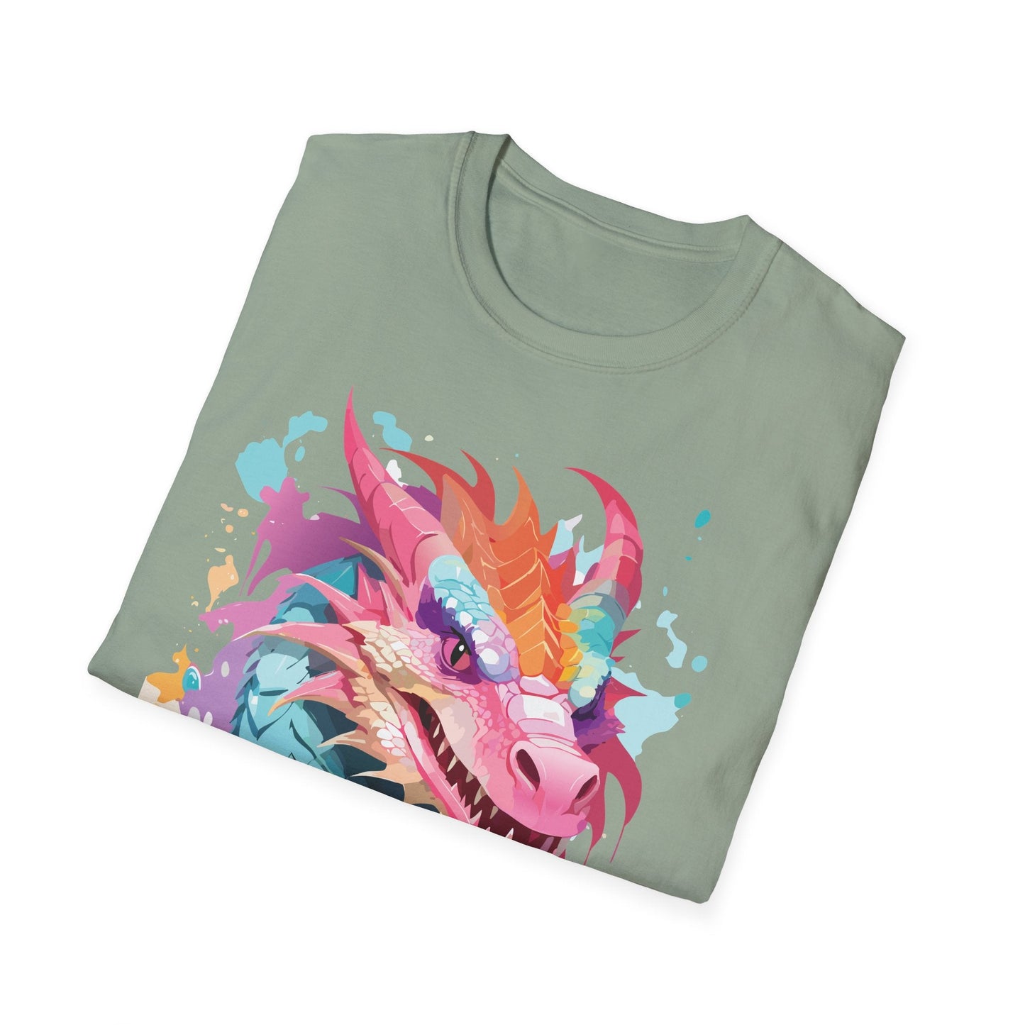 Dragon T Shirt Unisex Dragon Graphic Tee Softstyle 64000 Lightweight Comfort Durable Breathable