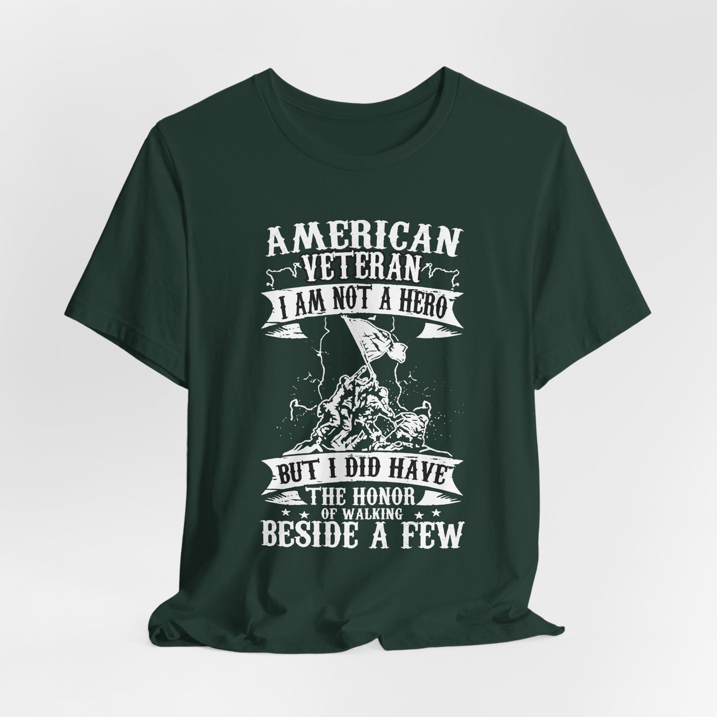 Army Veteran Patriotic Graphic Design Unisex Cotton T-Shirt v53