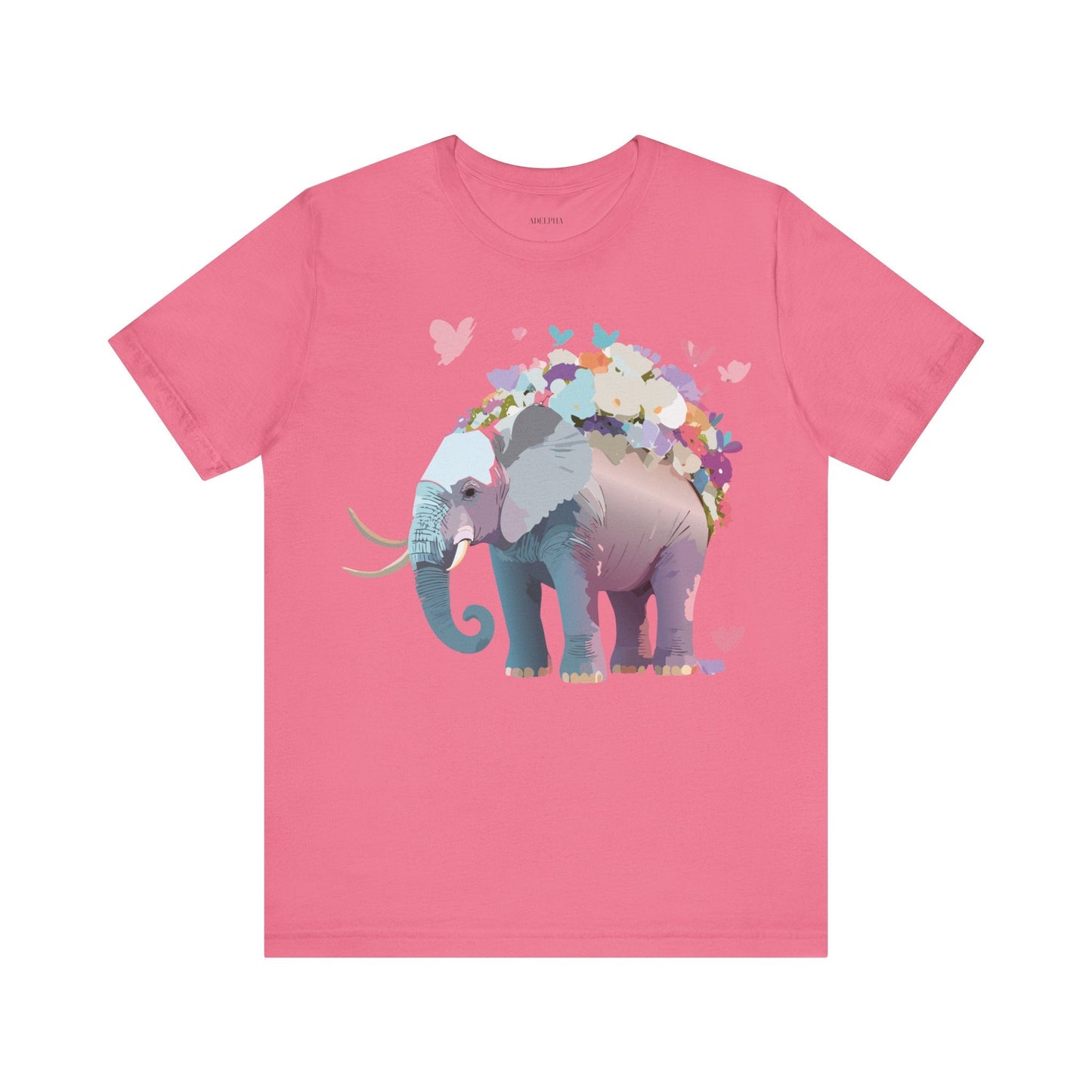 Elephant Graphic T Shirt Unisex Vintage Inspired Artwork By Adelpha Short Sleeve Tee
