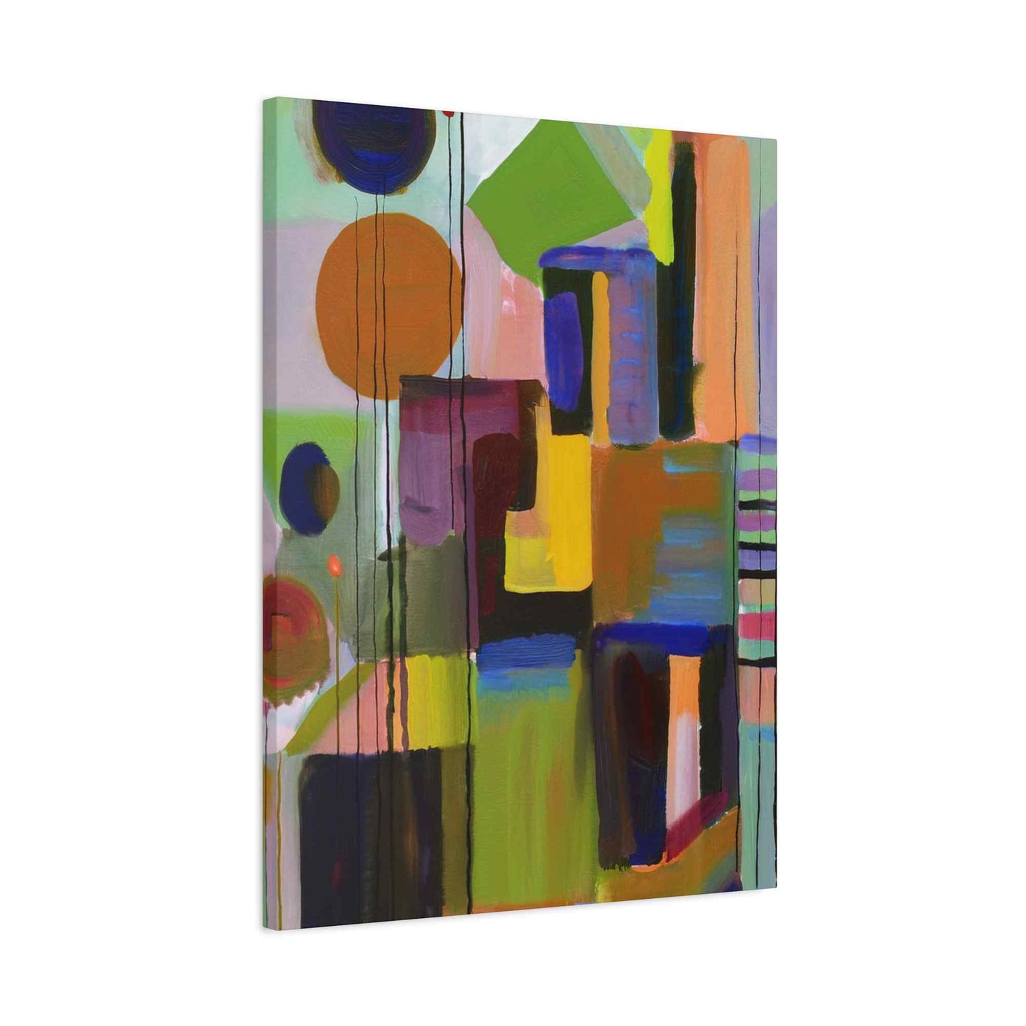 Abstract Painting Print Canvas 20x24,20x30,24x30, 24x32,24x36,30x40, 32x48,36x48,40x60 Pine-Wood Inner Frame ABS-3