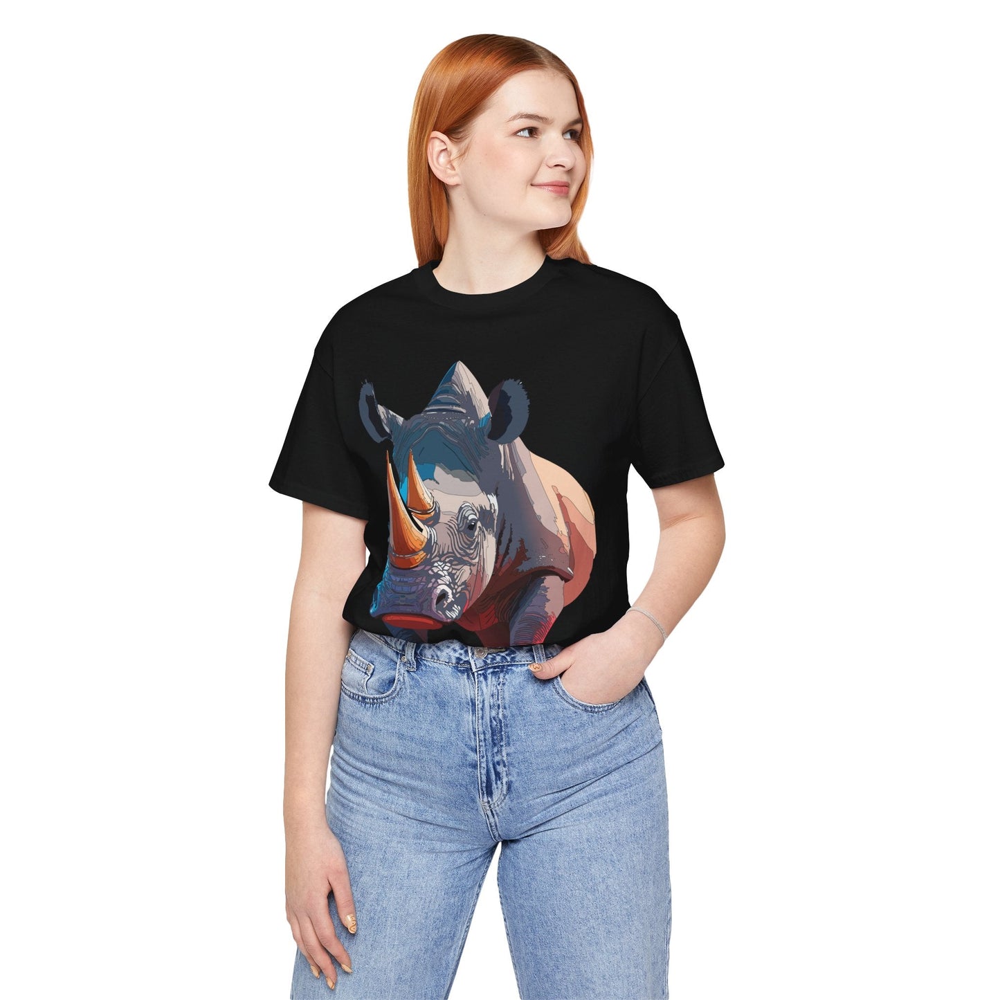 Unisex Animal Shirt Tee With Art Design Wild Animals Gildan Softstyle 64000 Graphic Tee
