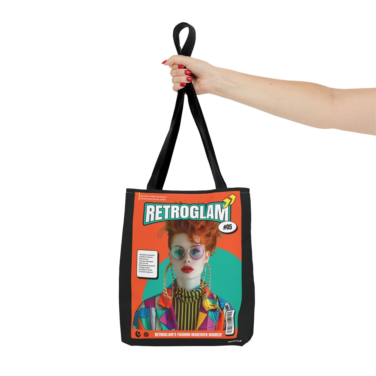 Canvas Tote Bag Magazine Cover By Retro2Nova Durable Everyday Carry Bag Vintage Inspired Design