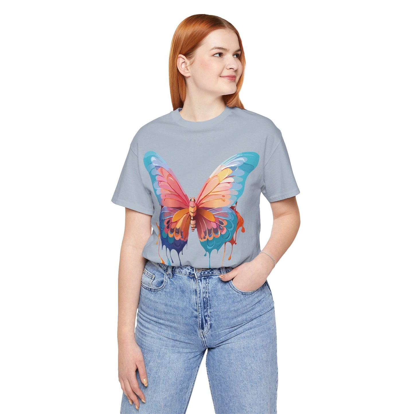 Butterfly Graphic Tee By Adelpha Unisex Short Sleeve Jersey Shirt