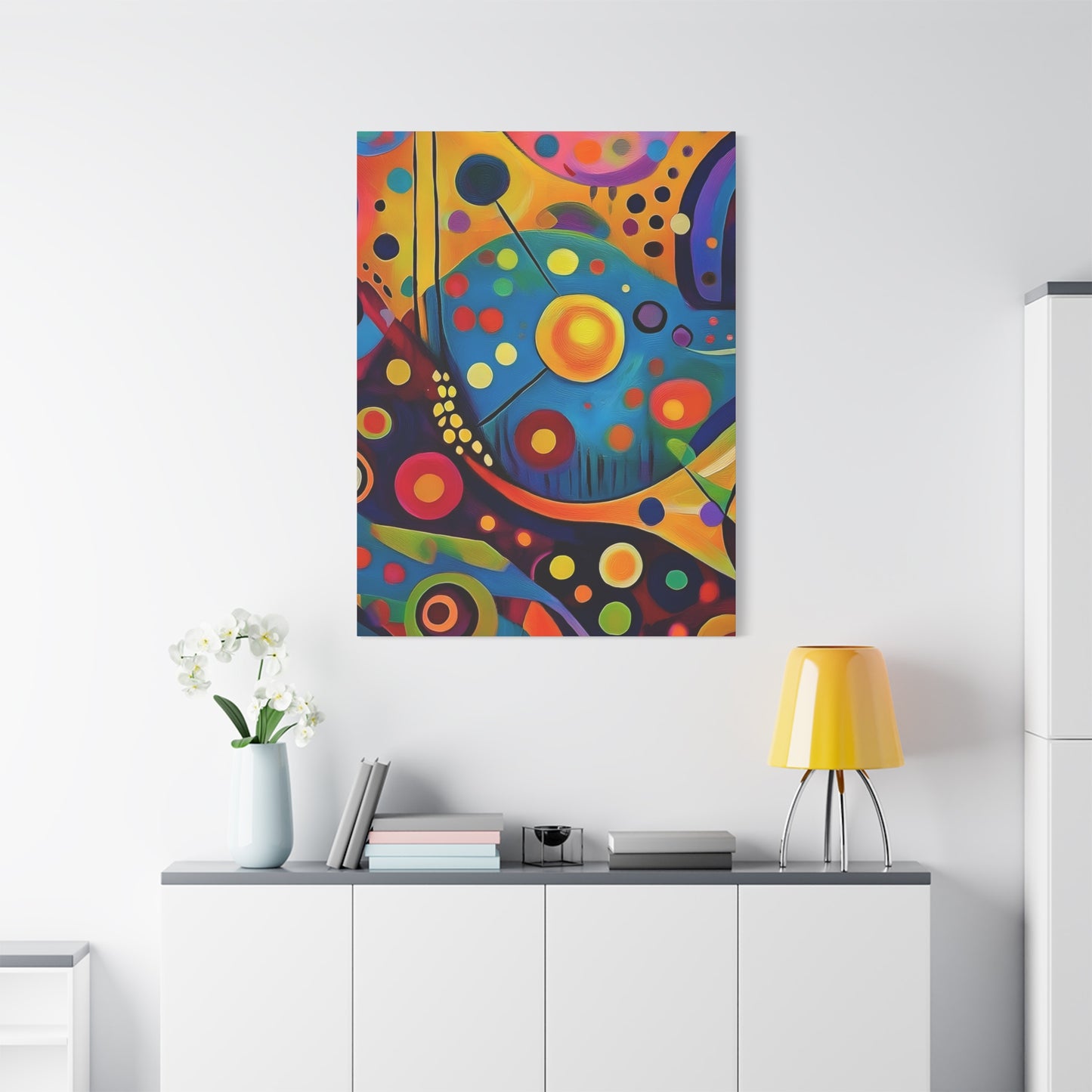 Abstract Oil Painting Print Canvas 20x24,20x30,24x30 24x32,24x36,30x40 32x48,36x48,40x60 Pine-Wood Inner Frame ABS-124