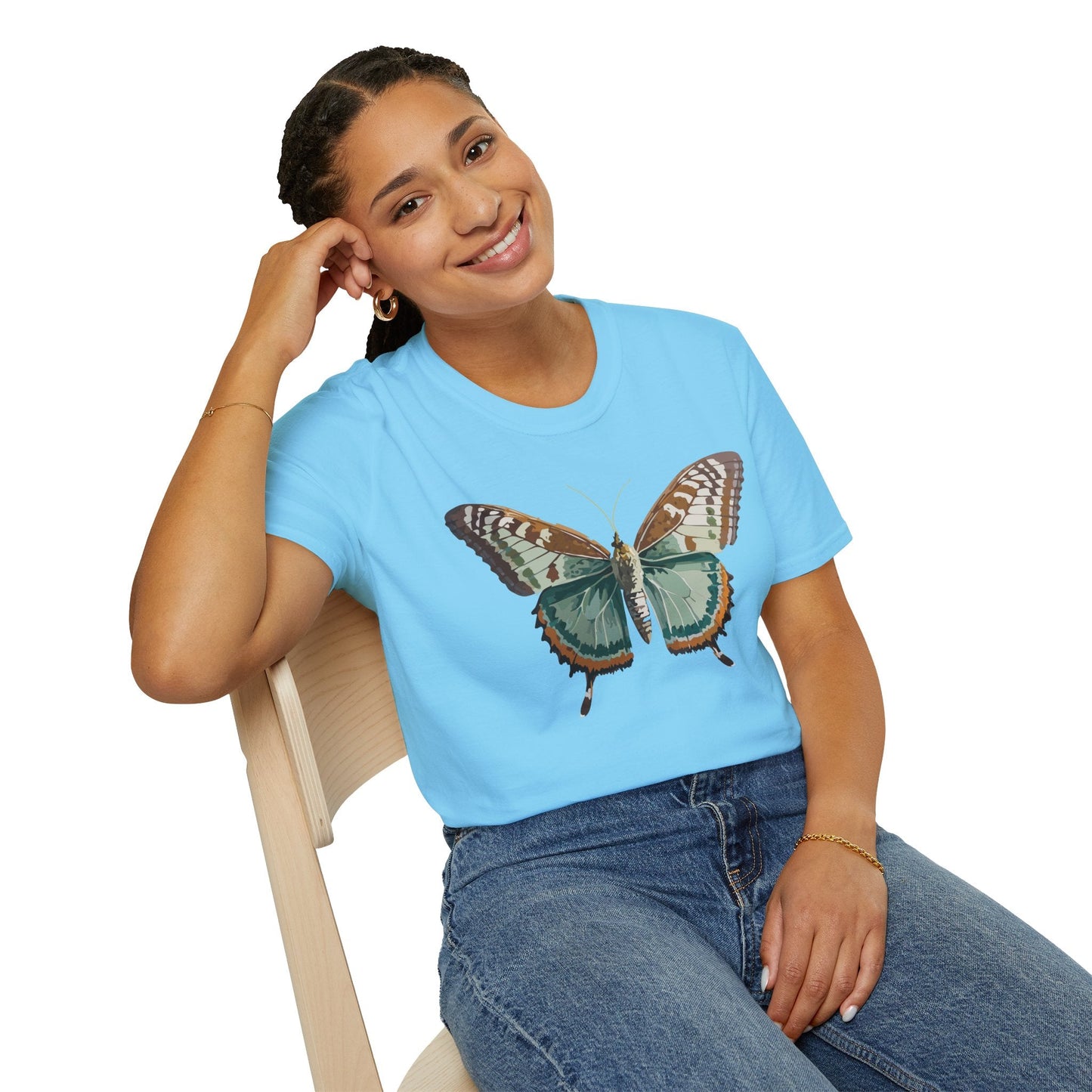Butterfly Monarch Shirt Unisex Gildan Softstyle 64000 T Shirt 100 Percent Cotton