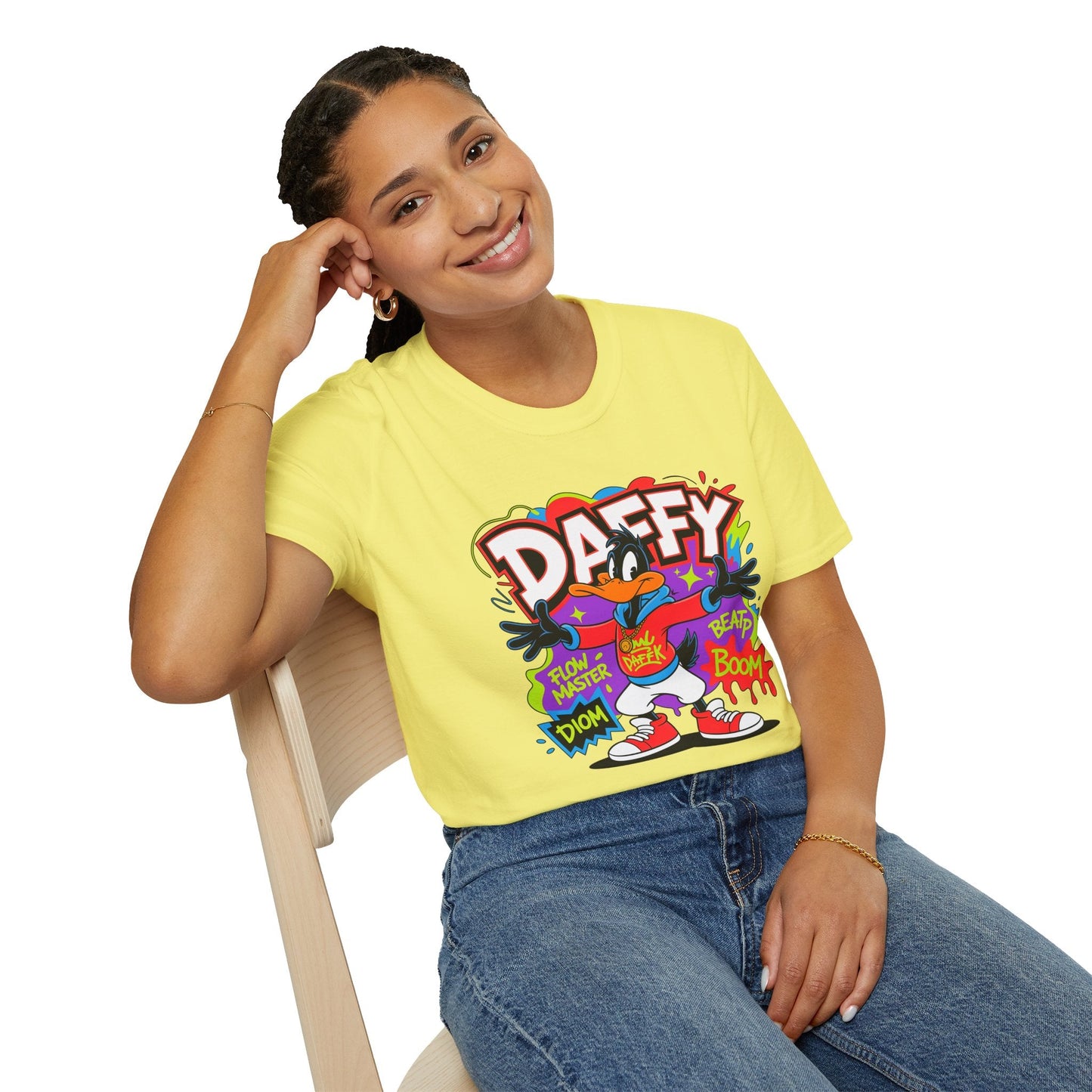 Funny Animals Cartoon T Shirt With Animation Design Gildan Softstyle 64000 Unisex Tee Collection