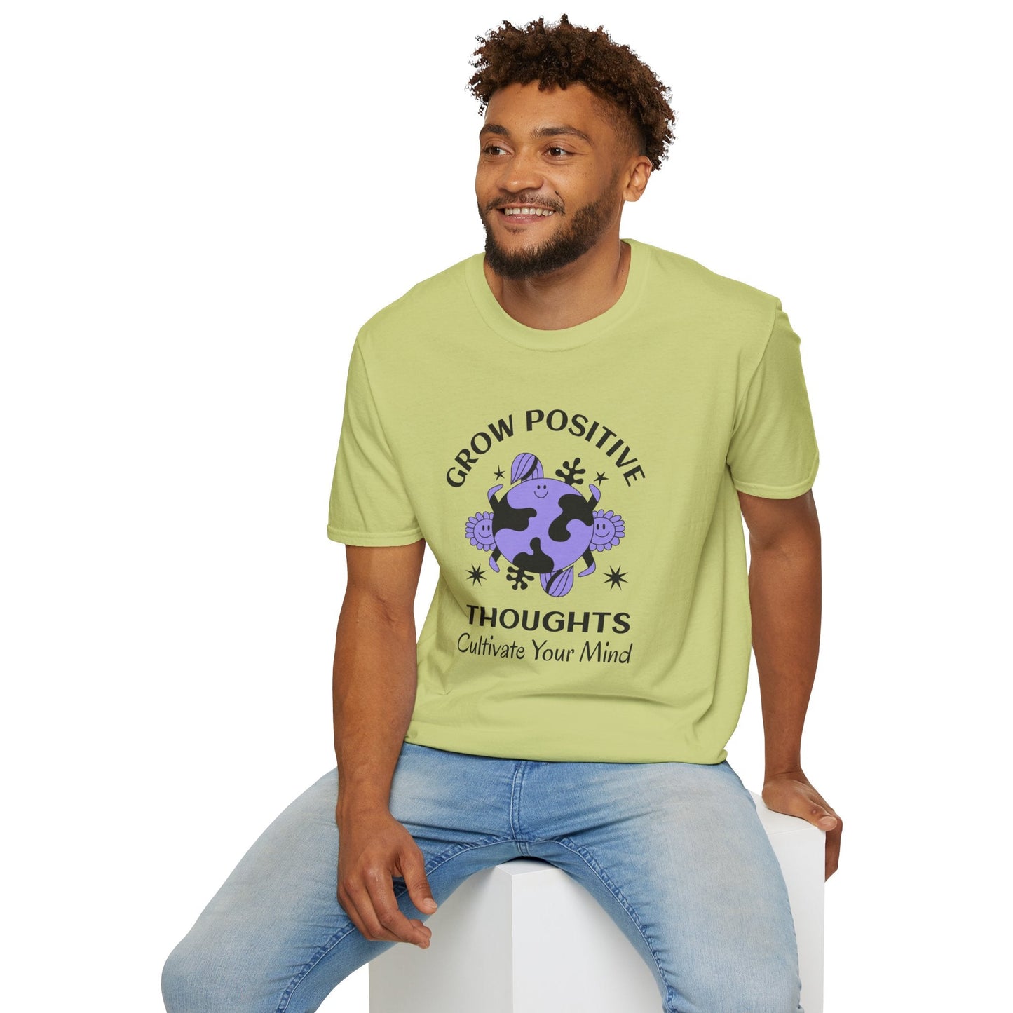Gildan Softstyle 64000 Unisex Short Sleeve T Shirt Positive Slogan Tee With Positive Quotes And Words