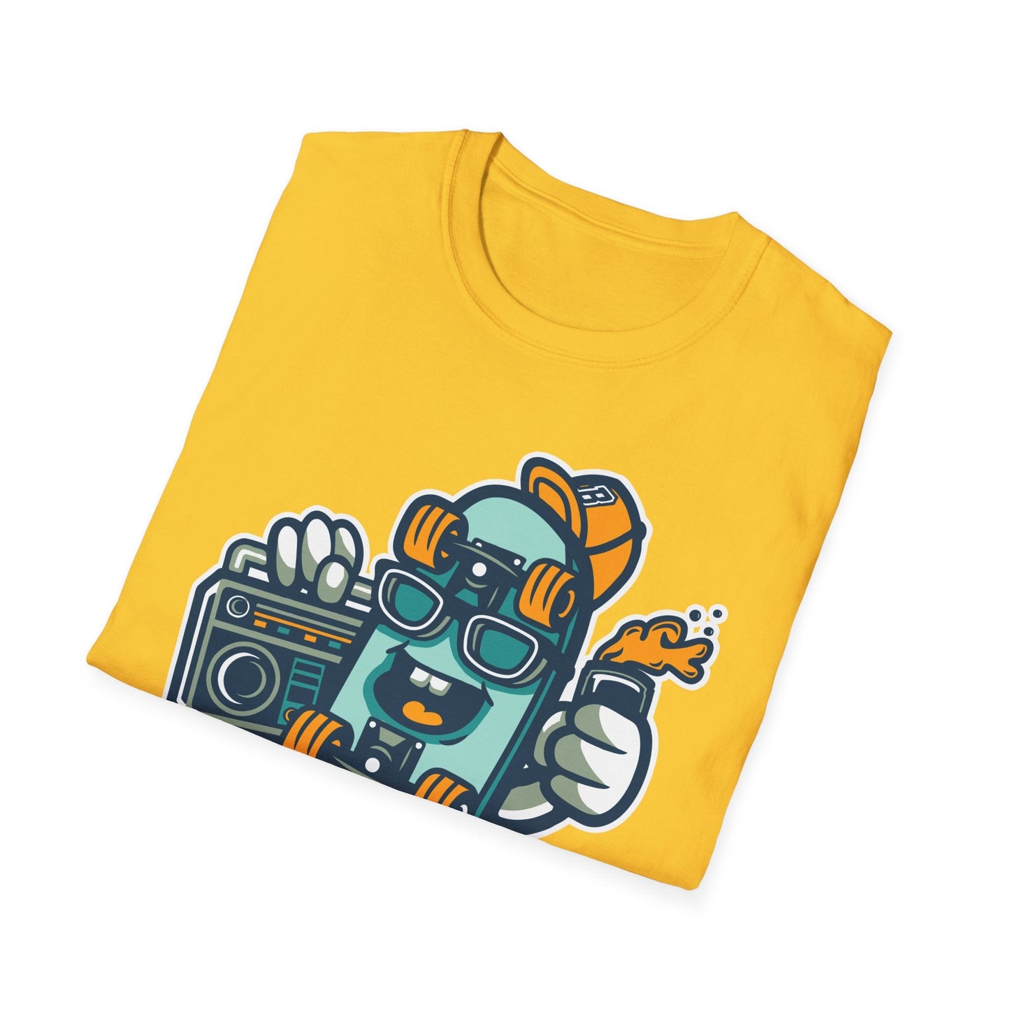 Cartoon Animation T Shirt Unisex Funny Tee Gildan Softstyle 64000 Ring Spun Cotton