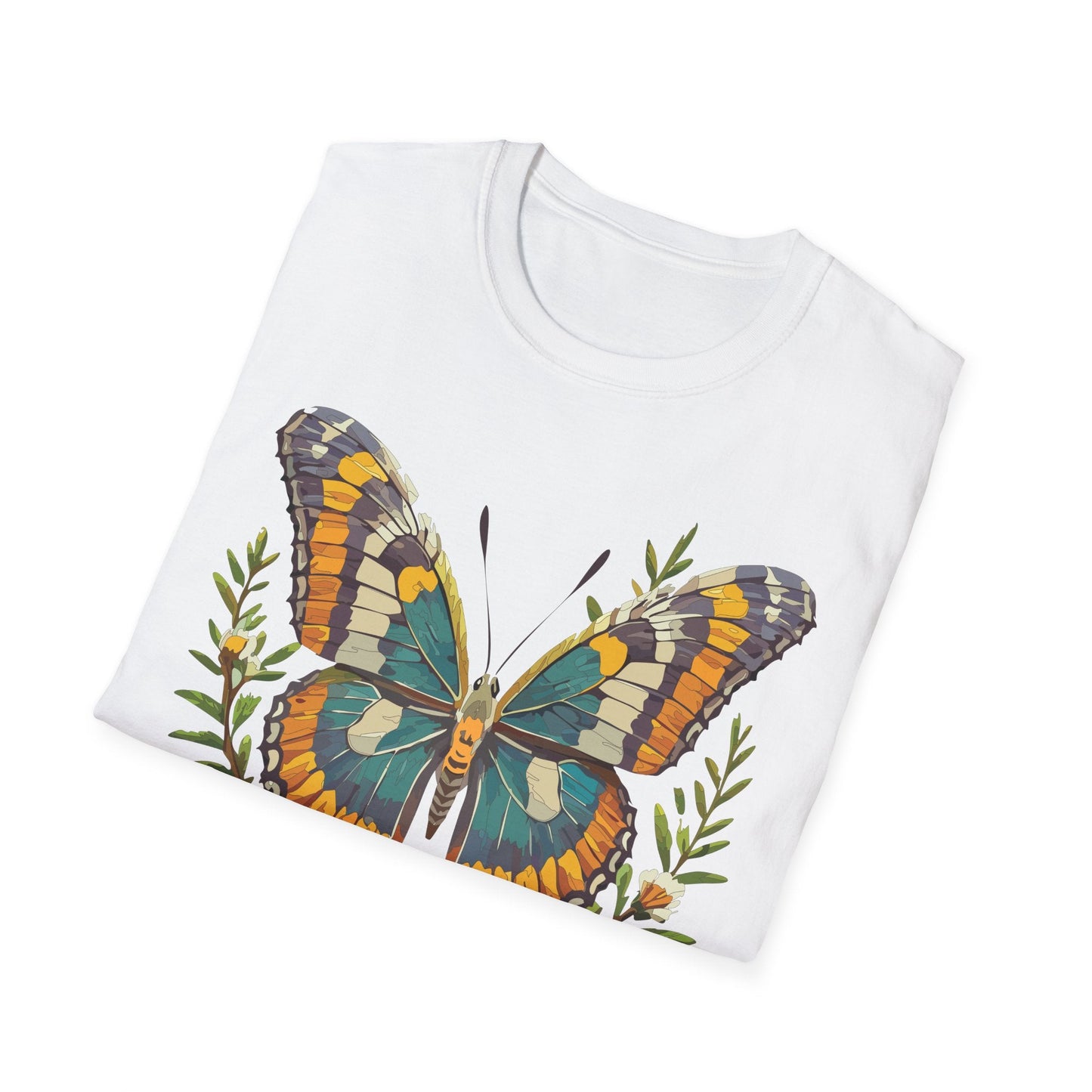 Monarch Butterfly Shirt Unisex T Shirt Softstyle 100 Percent Ring Spun Cotton Comfort