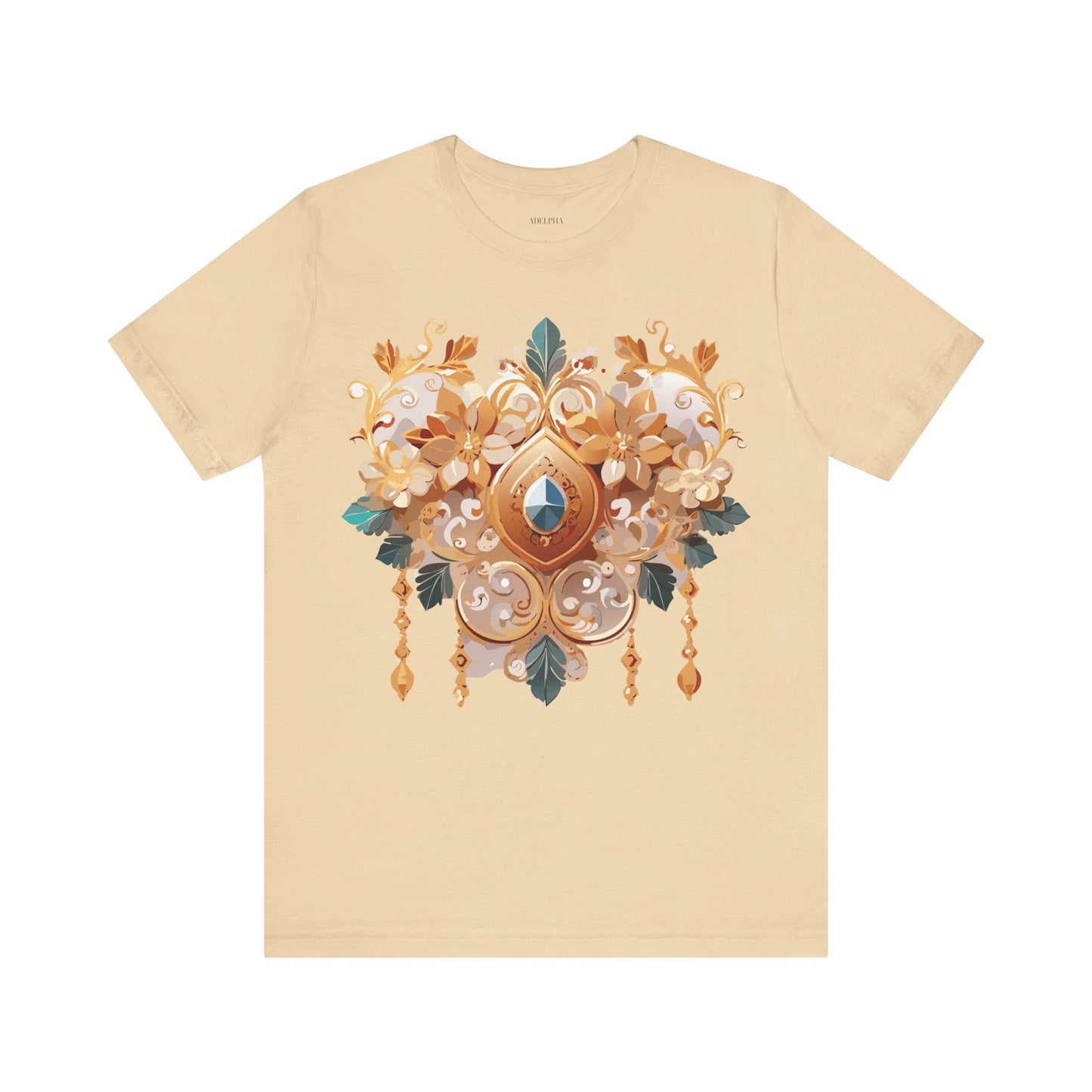 Jewelry Graphic Unisex 100 Cotton Vintage Treasure Art T-Shirt 34