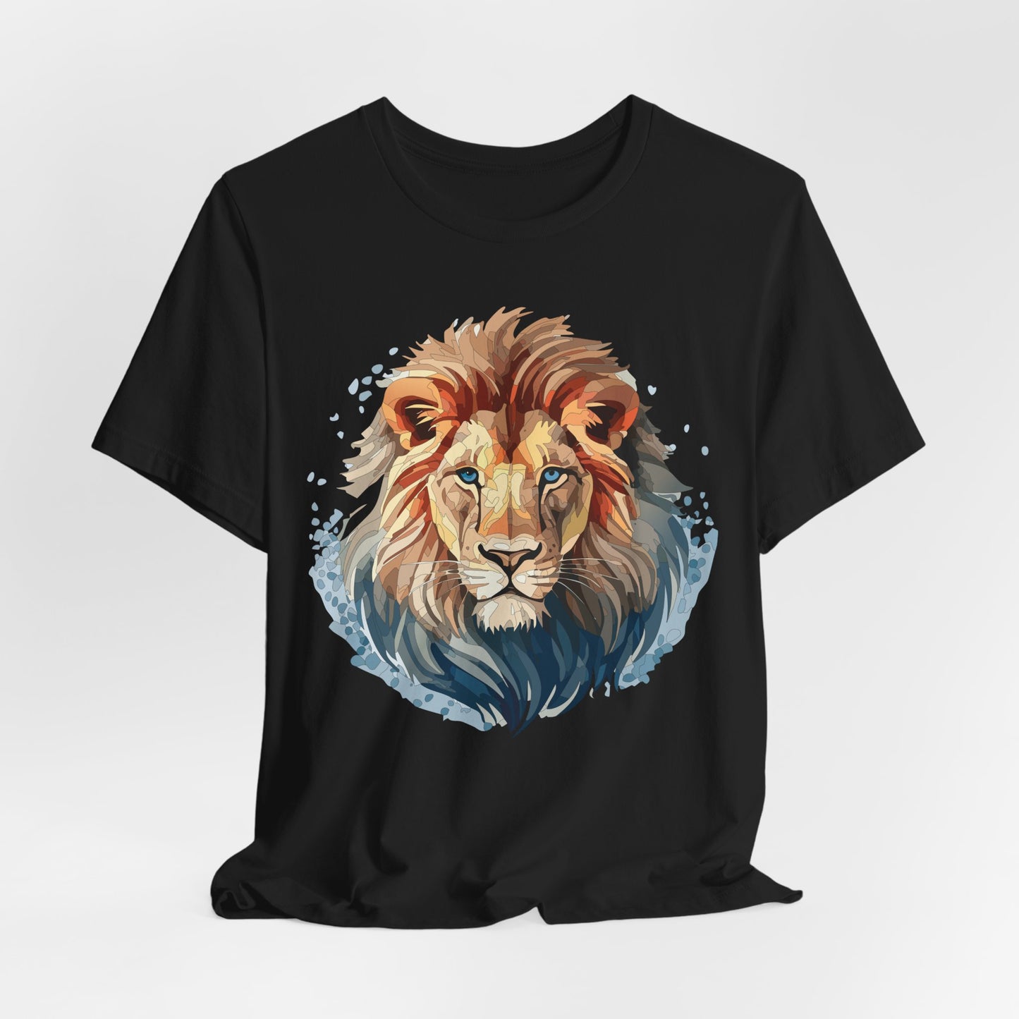 Lion Shirt, Animal Shirt, T-Shirt with Lion, Art Design Tee, Animal Tees, Safari T-Shirt 12