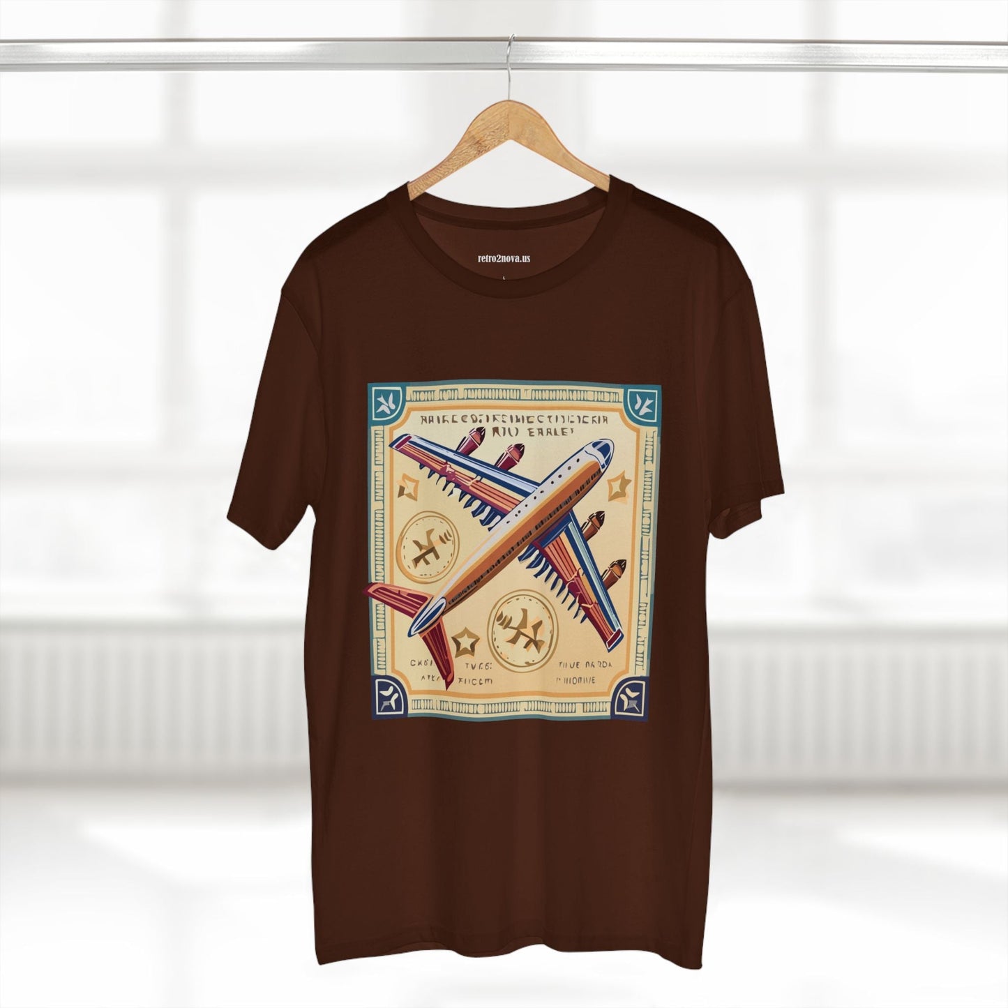 Postage Stamp Shirt Unisex Premium Cotton Tee With Original Art By Retro2Nova Art Collection