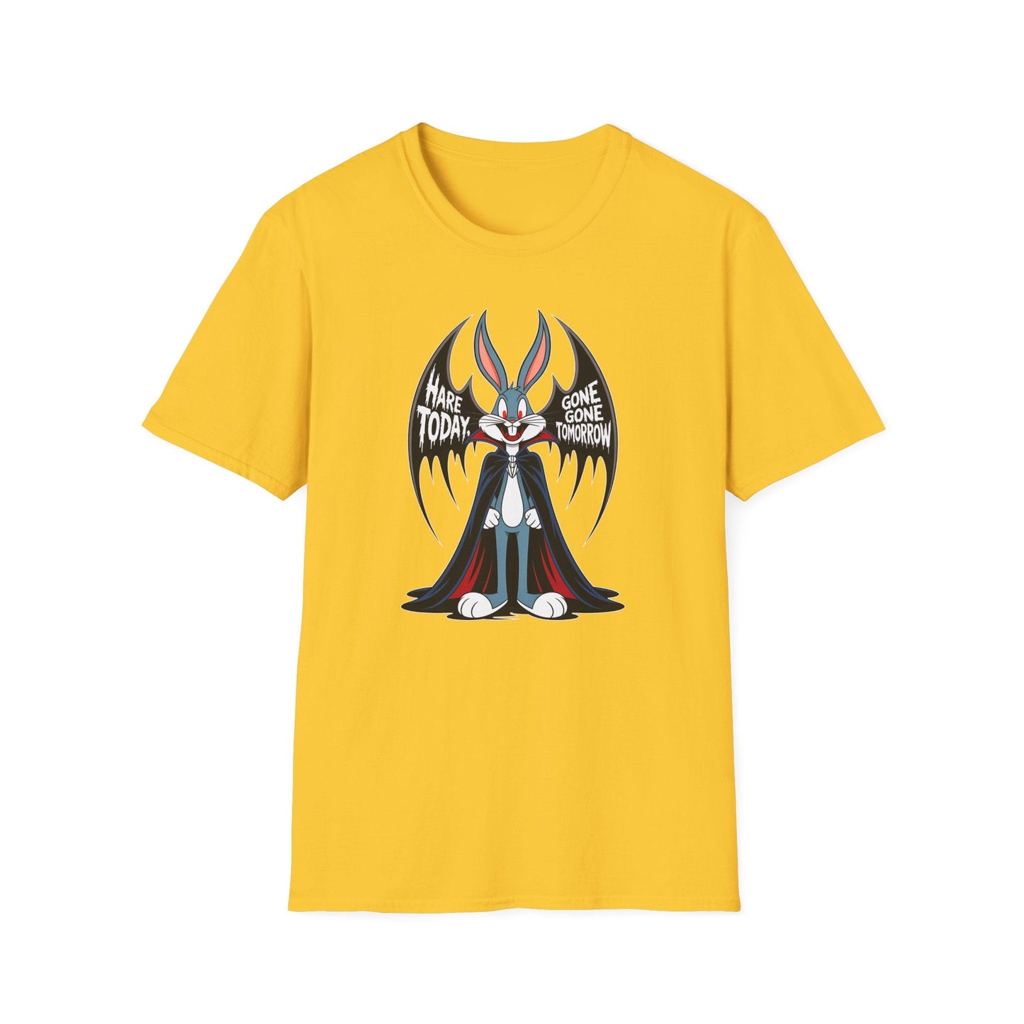 Bugs Bunny T Shirt Cartoon Art Design Unisex Gildan Softstyle 100 Percent Ring Spun Cotton