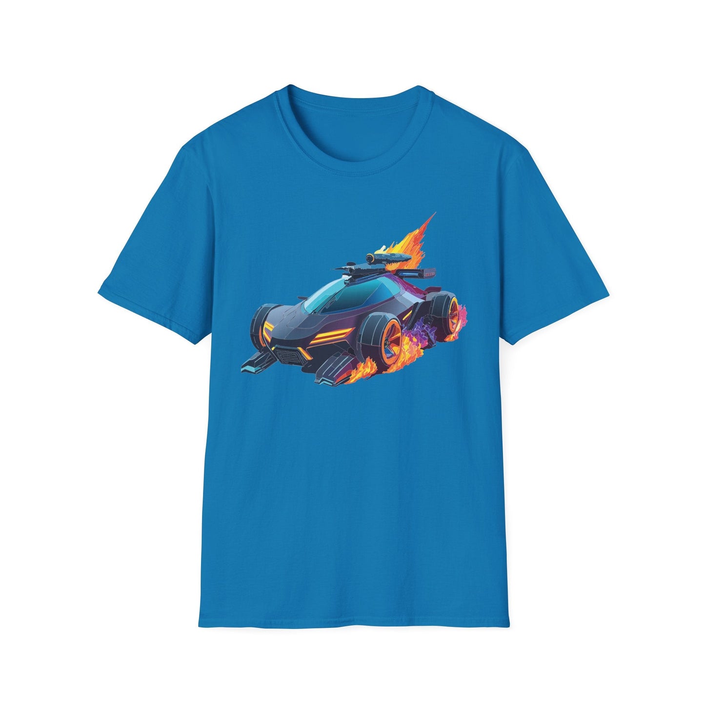 Unisex Car T Shirt Hot Wheels Cars Shirt 100 Percent Ring Spun Cotton Gildan Softstyle Tee