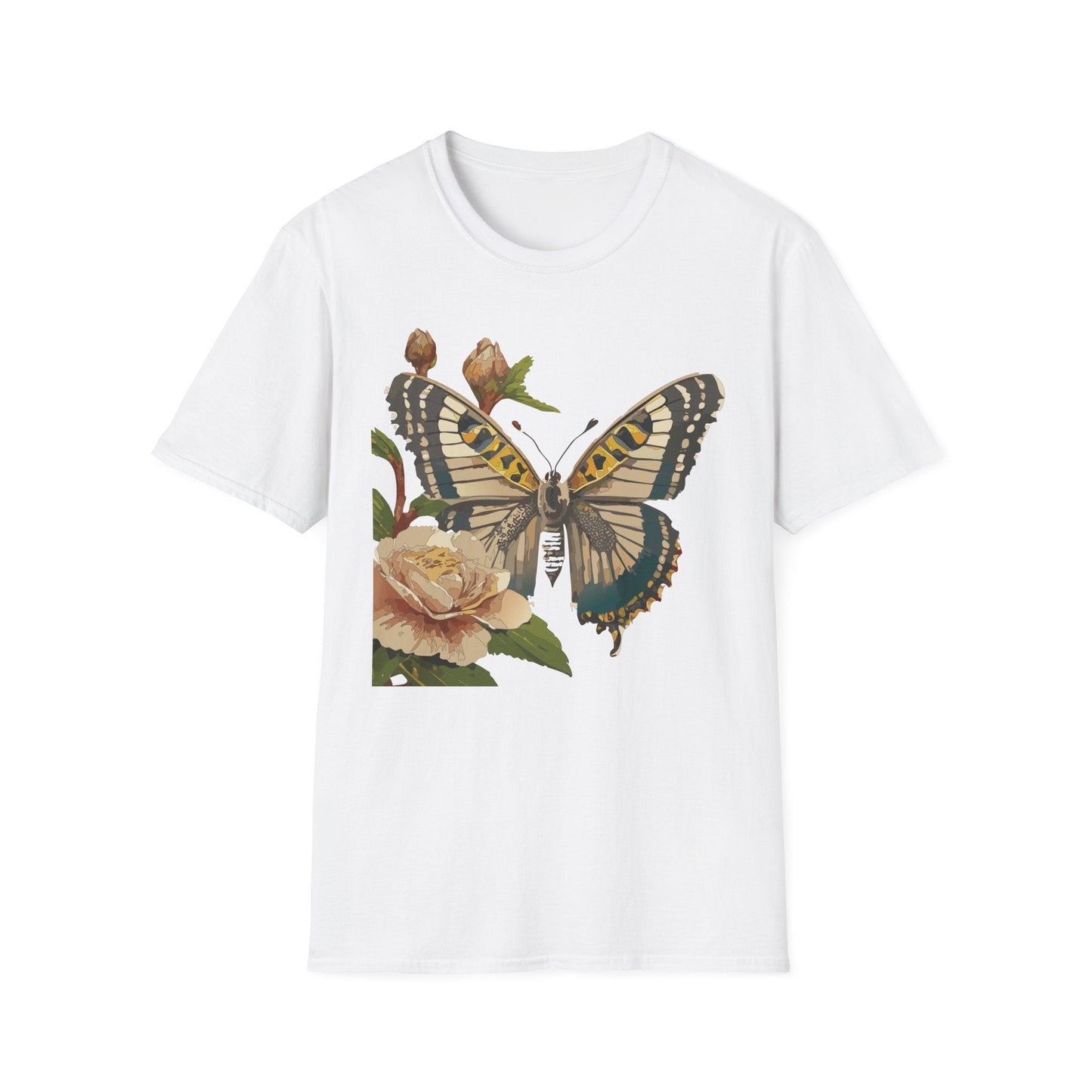 Butterfly Shirt Unisex T Shirt Monarch Butterfly Gildan Softstyle 64000 Cotton Tee