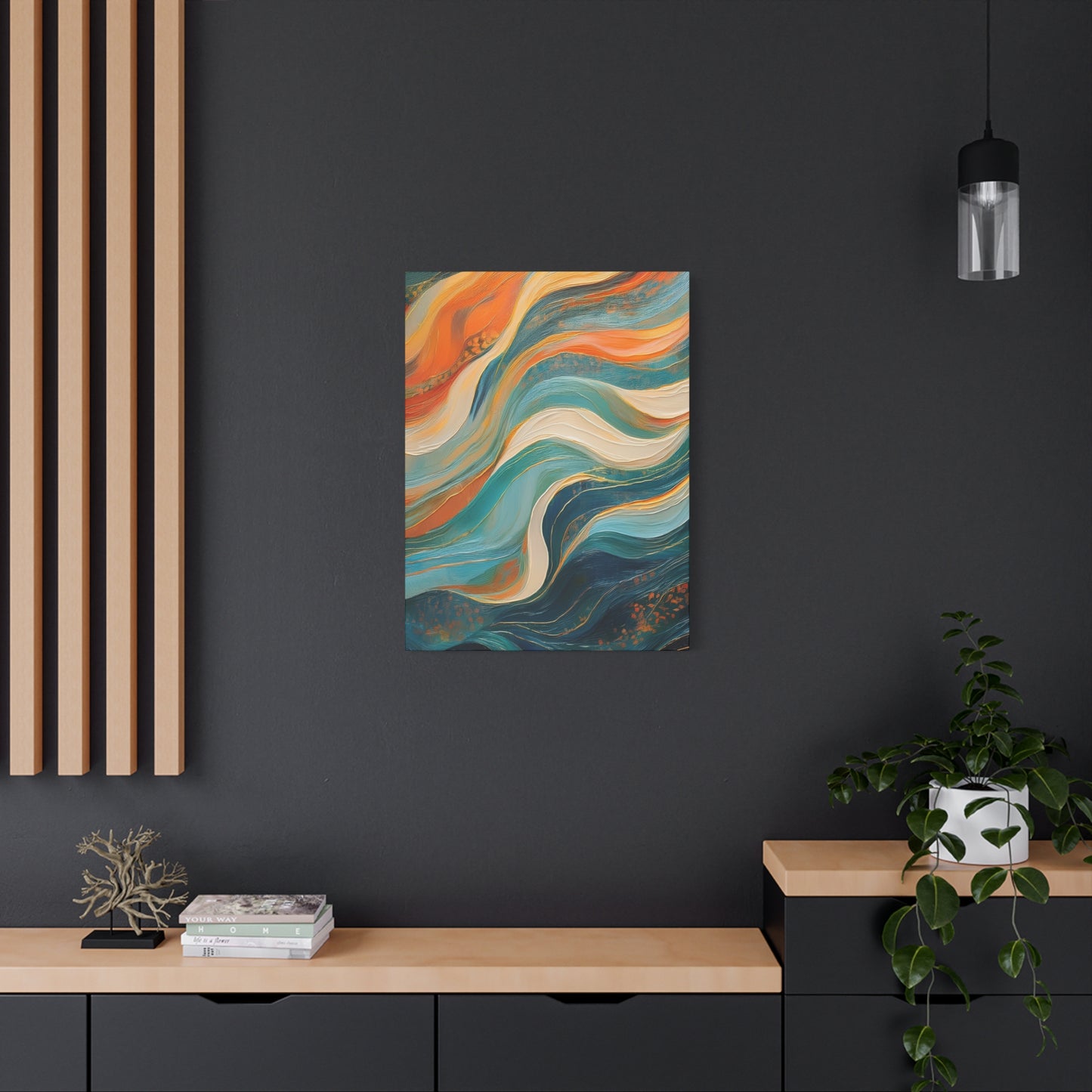Abstract Oil Painting Print Canvas 20x24,20x30,24x30 24x32,24x36,30x40 32x48,36x48,40x60 Pine-Wood Inner Frame ABS-98