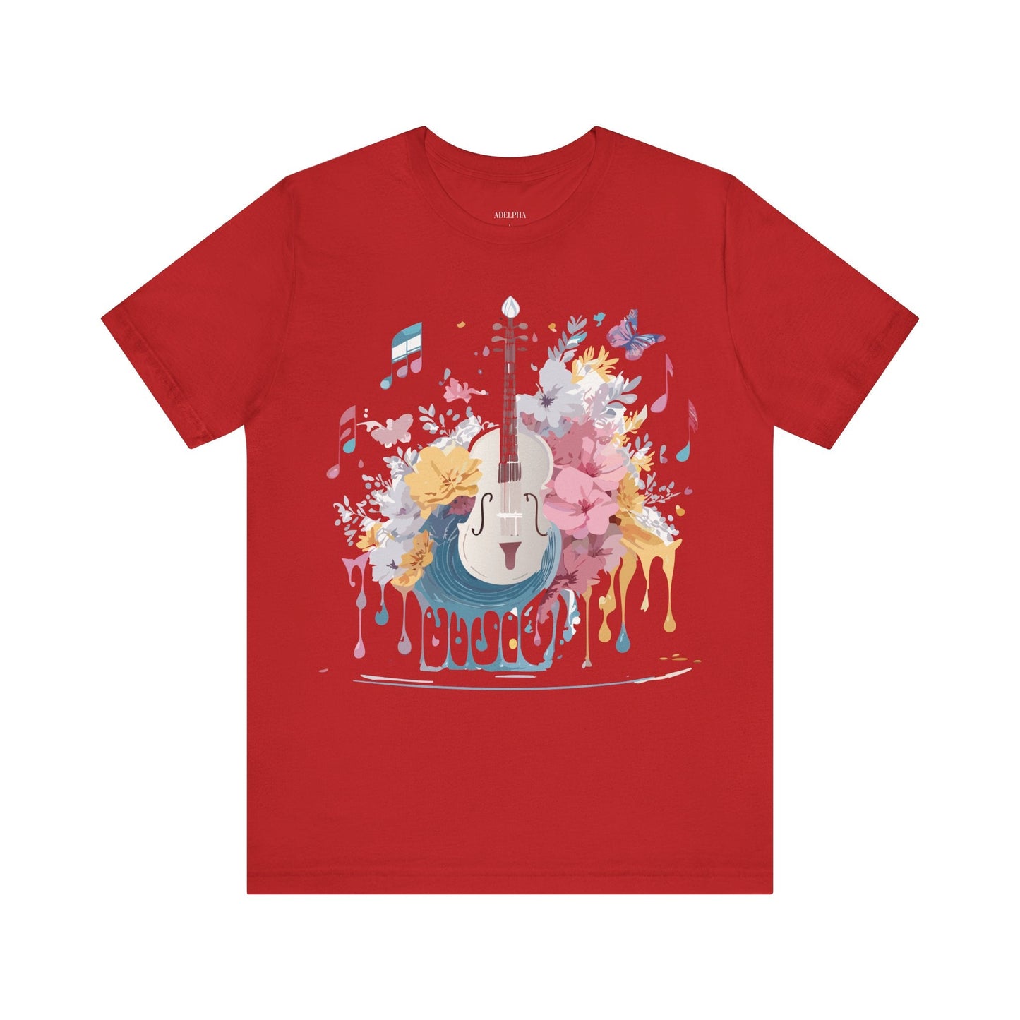 Adelpha Graphic T Shirt Unisex Short Sleeve Jersey Tee With Vintage Inspired Artwork