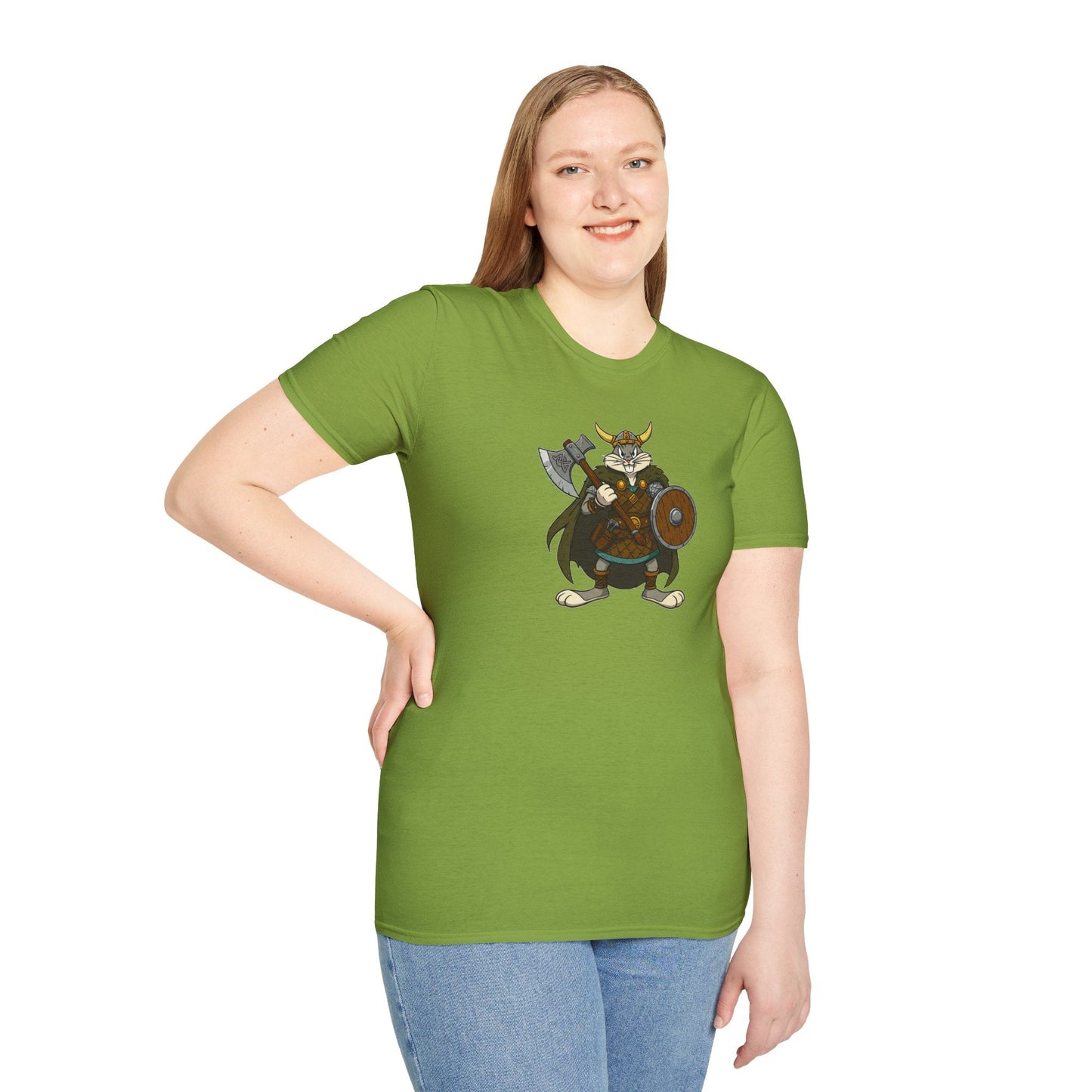 Bugs Bunny T Shirt Cartoon Design Unisex Graphic Tee Gildan Softstyle 64000 Animation Artwork