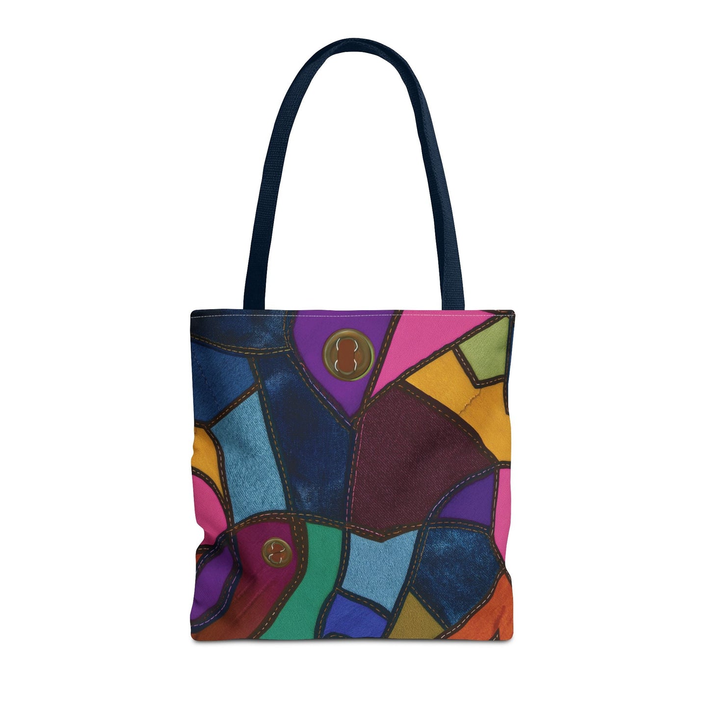 Denim Canvas Bag, Tote Bag Denim Printify