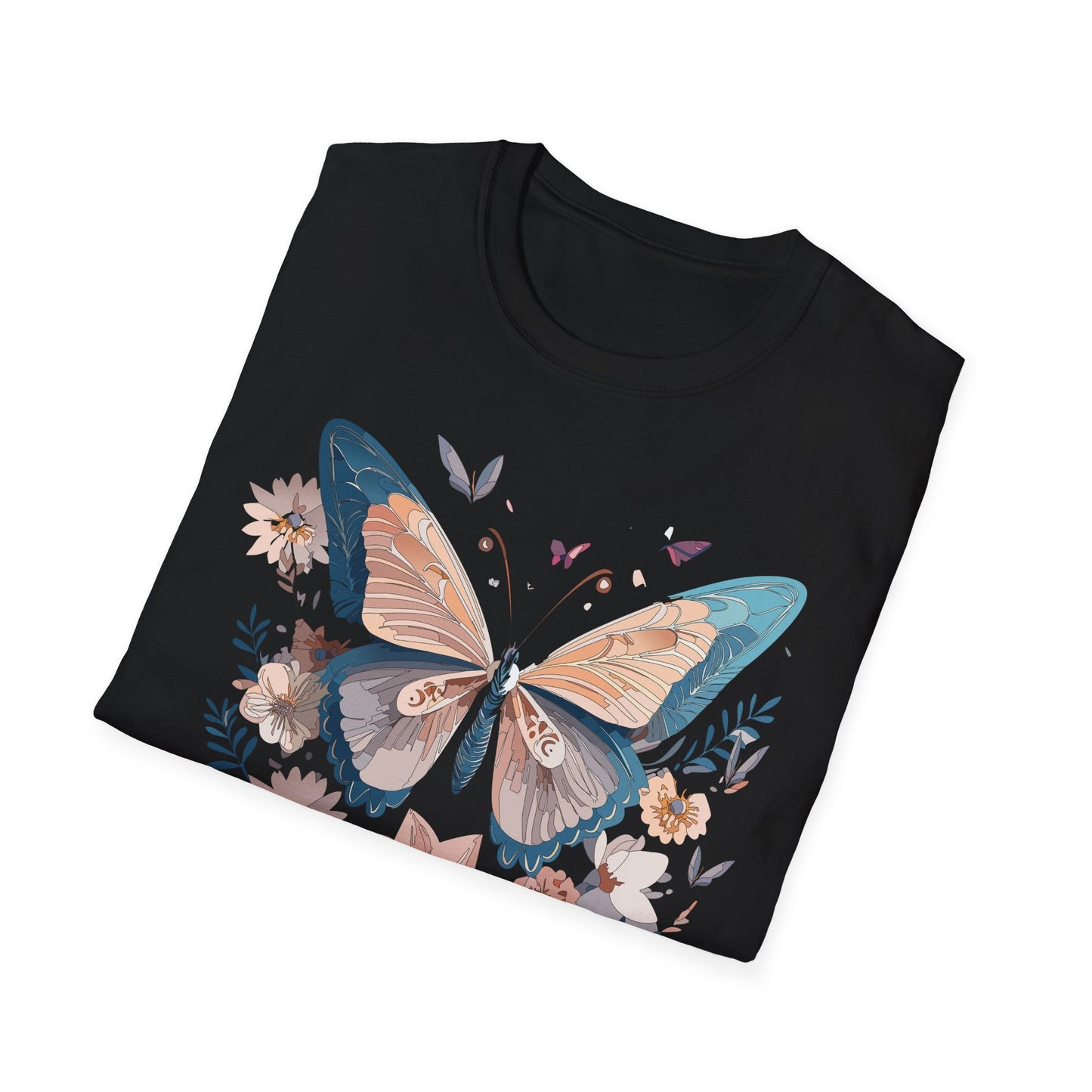Monarch Butterfly T Shirt Unisex Softstyle Gildan 64000 Tee Lightweight Comfort Fit